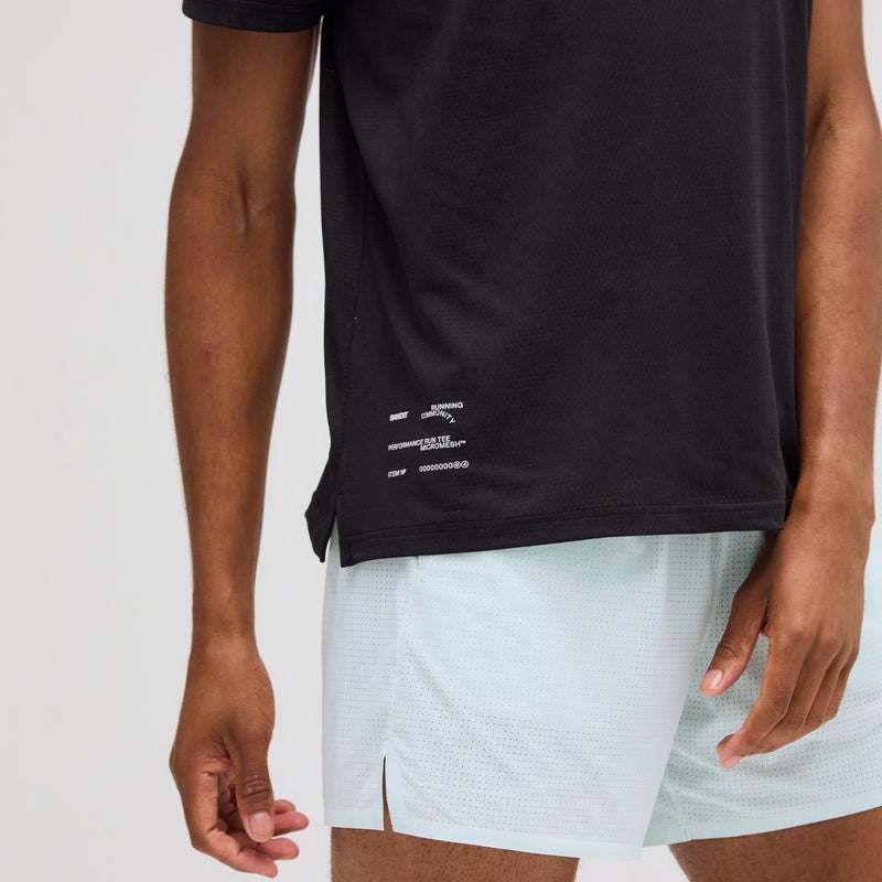Men's Micromesh™ Run Tee - Black