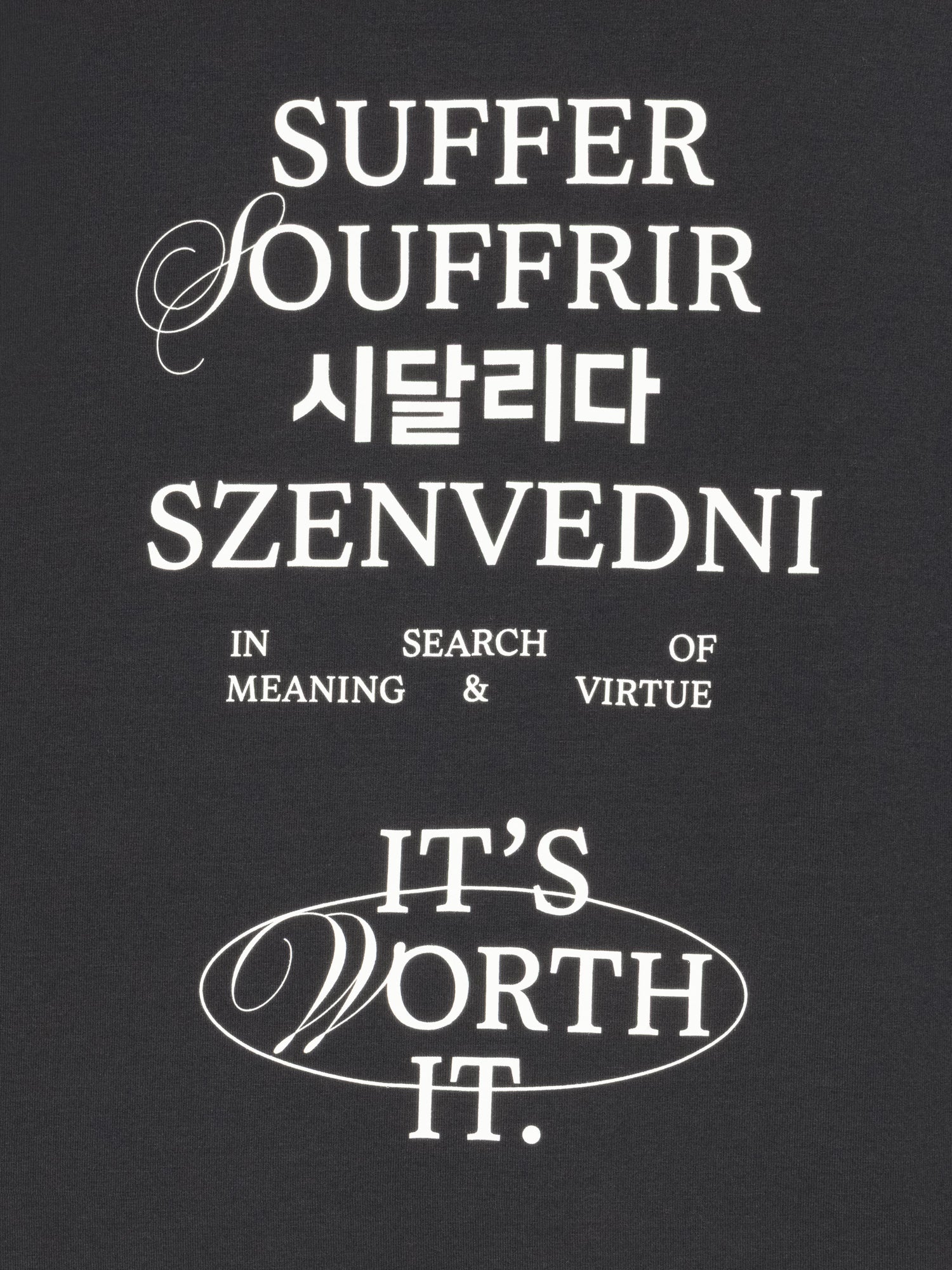 Worth It T-Shirt - Graphite