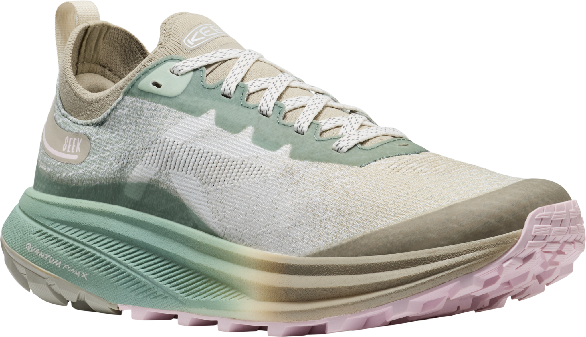 W Seek trail running shoes - Lily Pad/Abbey Stone