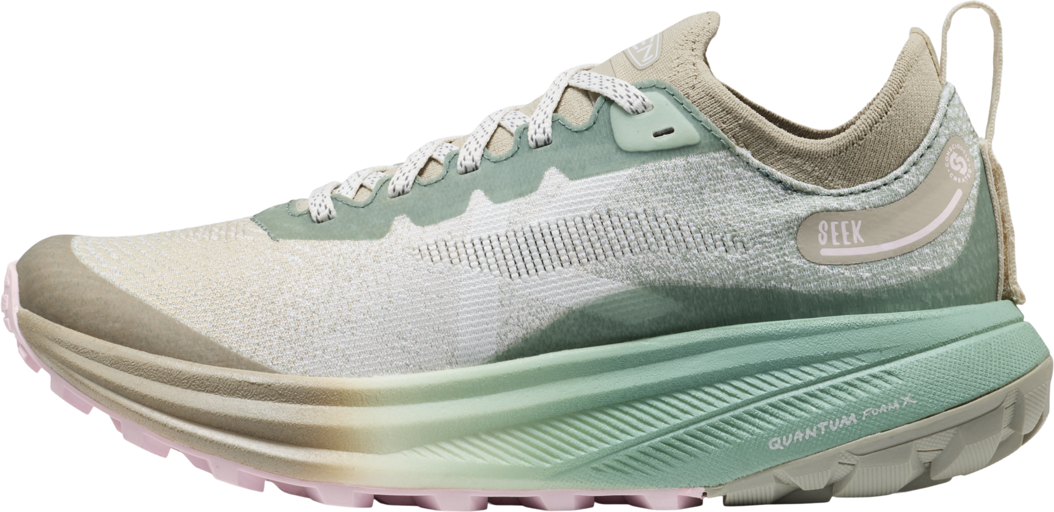 W Seek trail running shoes - Lily Pad/Abbey Stone