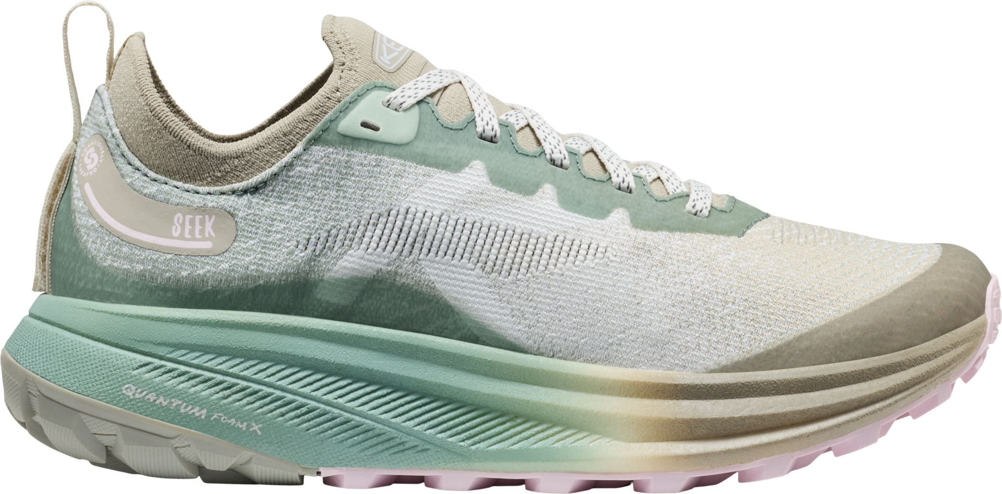 W Seek trail running shoes - Lily Pad/Abbey Stone
