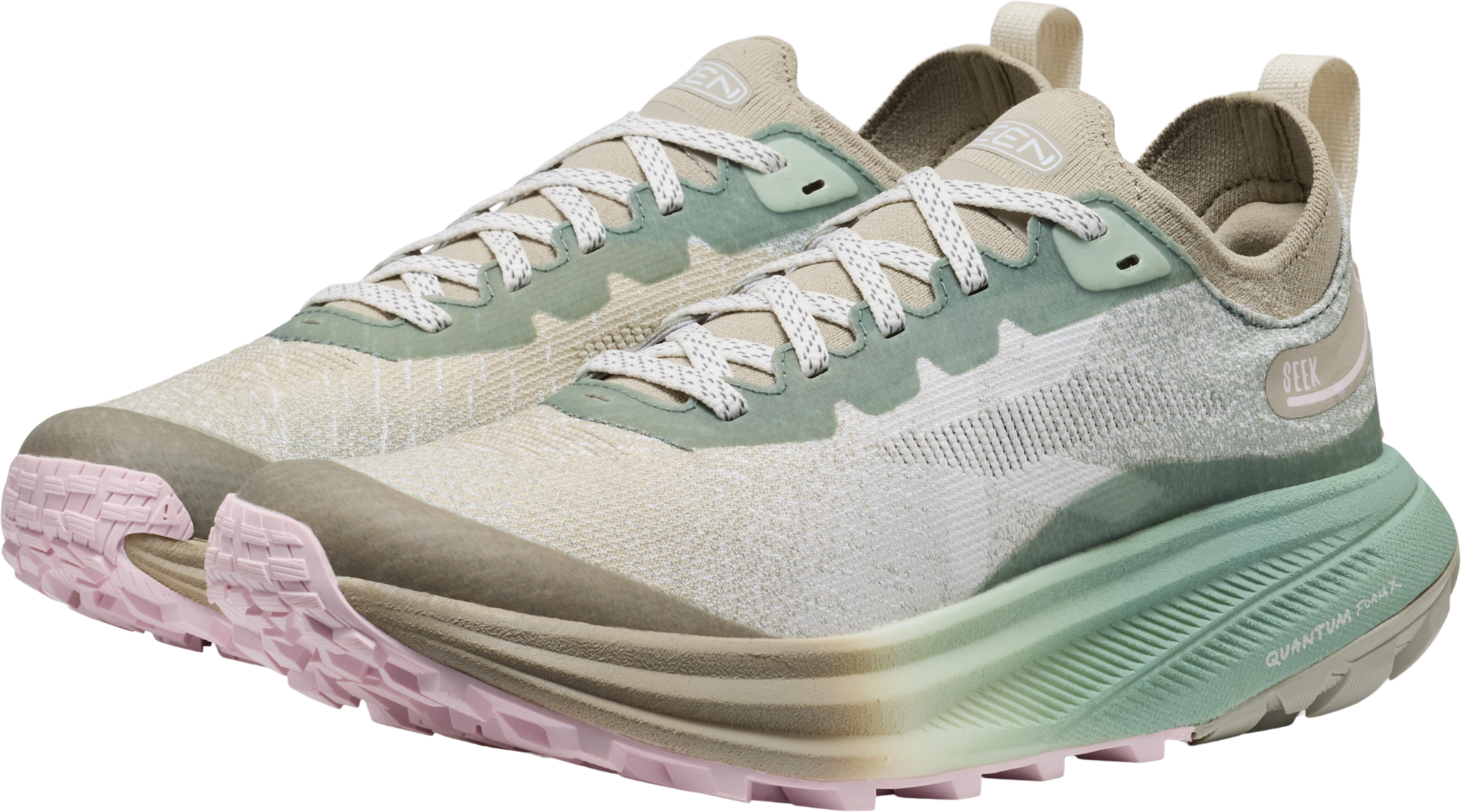 W Seek trail running shoes - Lily Pad/Abbey Stone