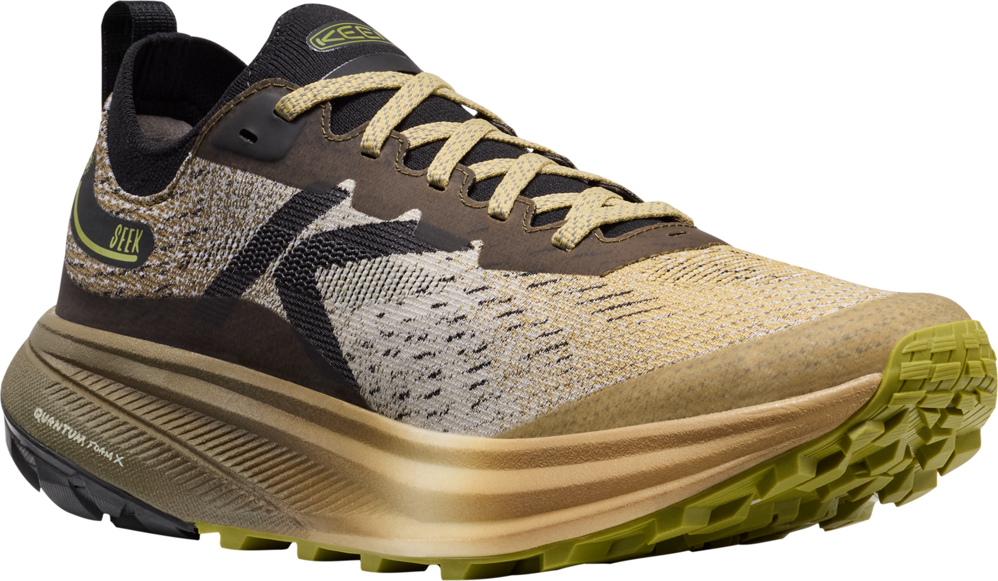 M Seek trail running shoes - dark olive/khaki