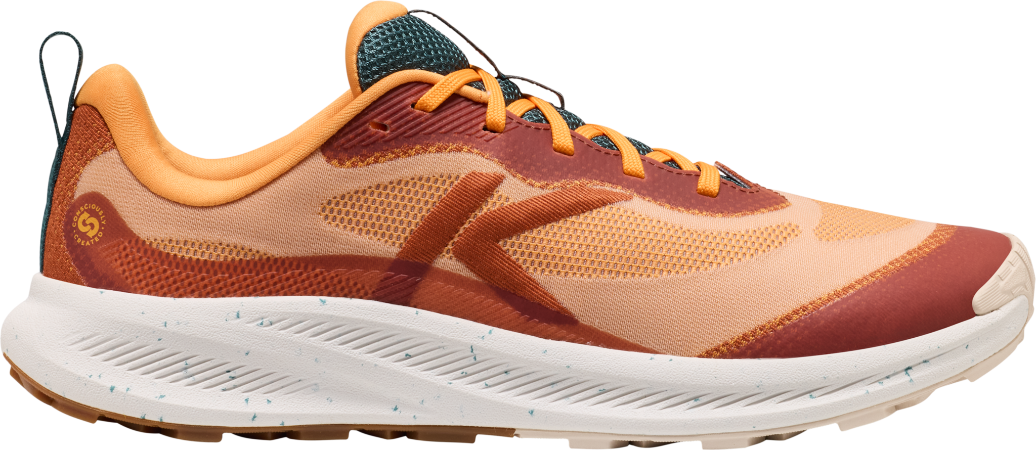Wander trail running shoes - Fossil Orange/Carrot Curl
