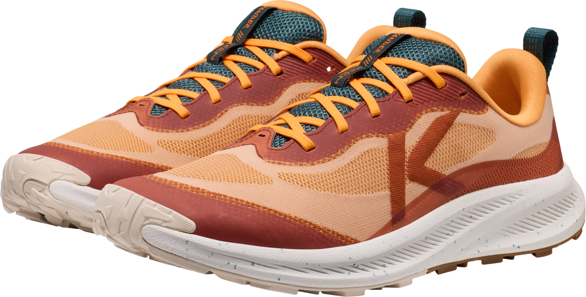 Wander trail running shoes - Fossil Orange/Carrot Curl