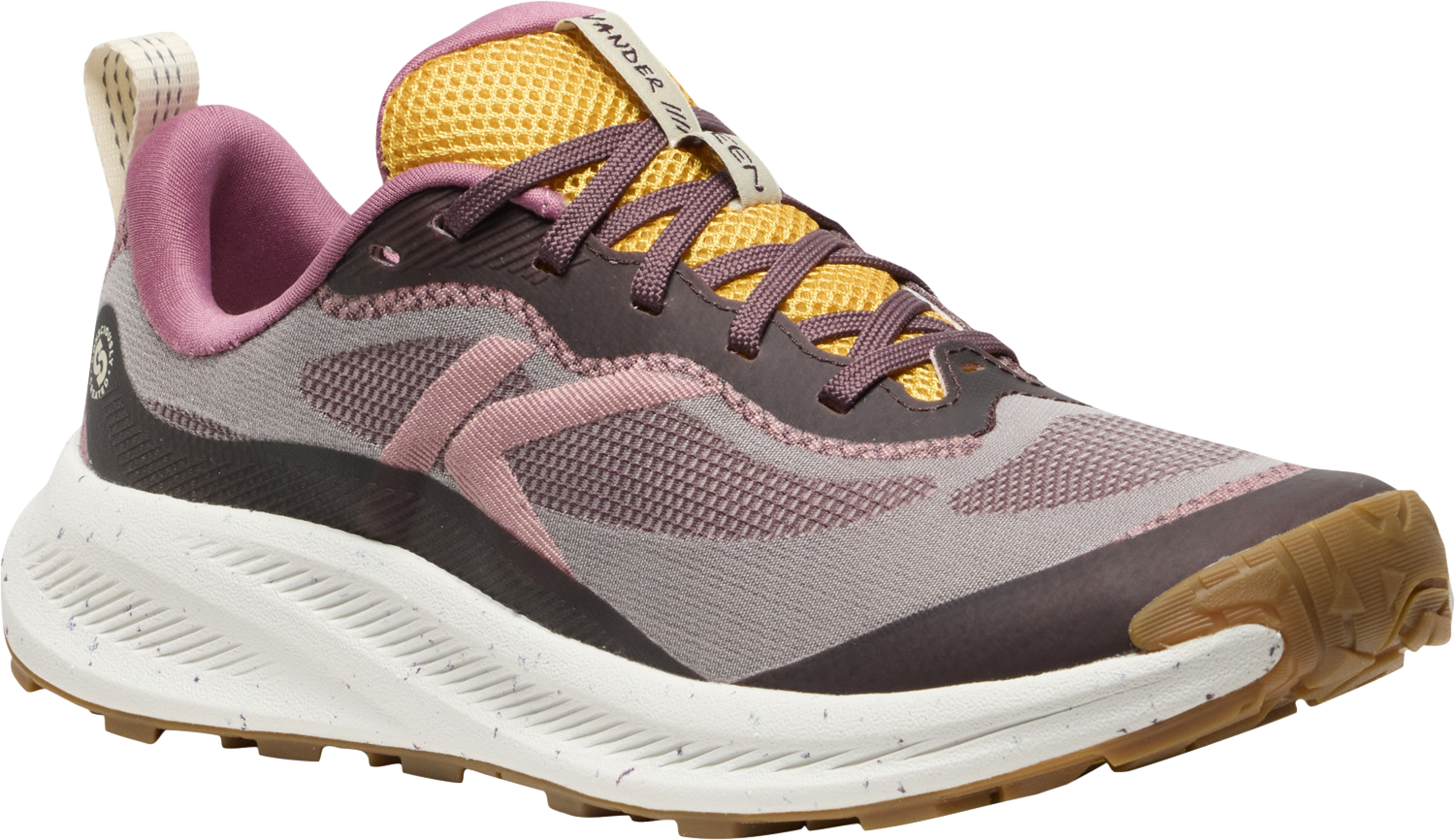 Wander trail running shoes - Huckleberry/Symphonic Sunset