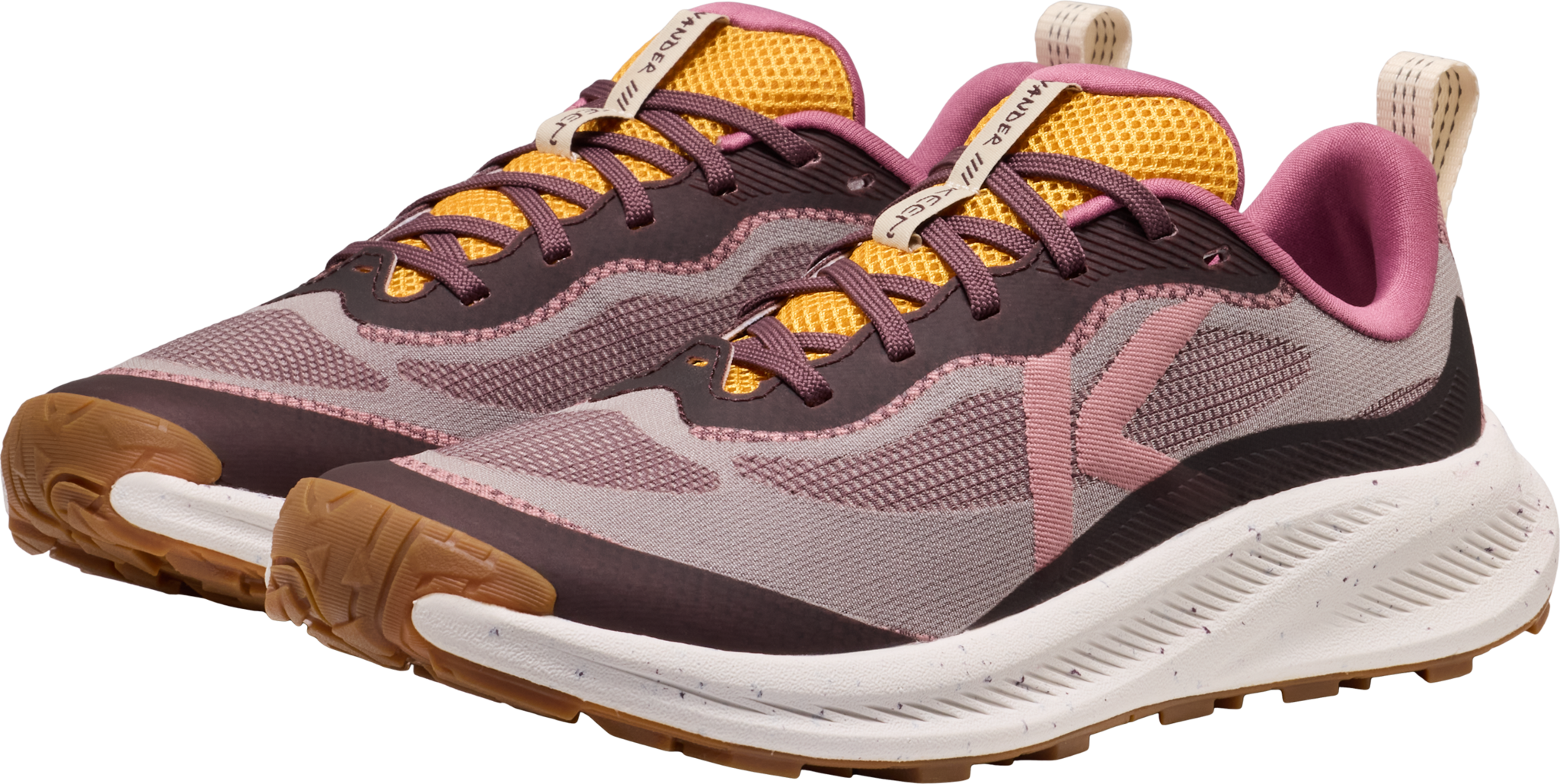 Wander trail running shoes - Huckleberry/Symphonic Sunset