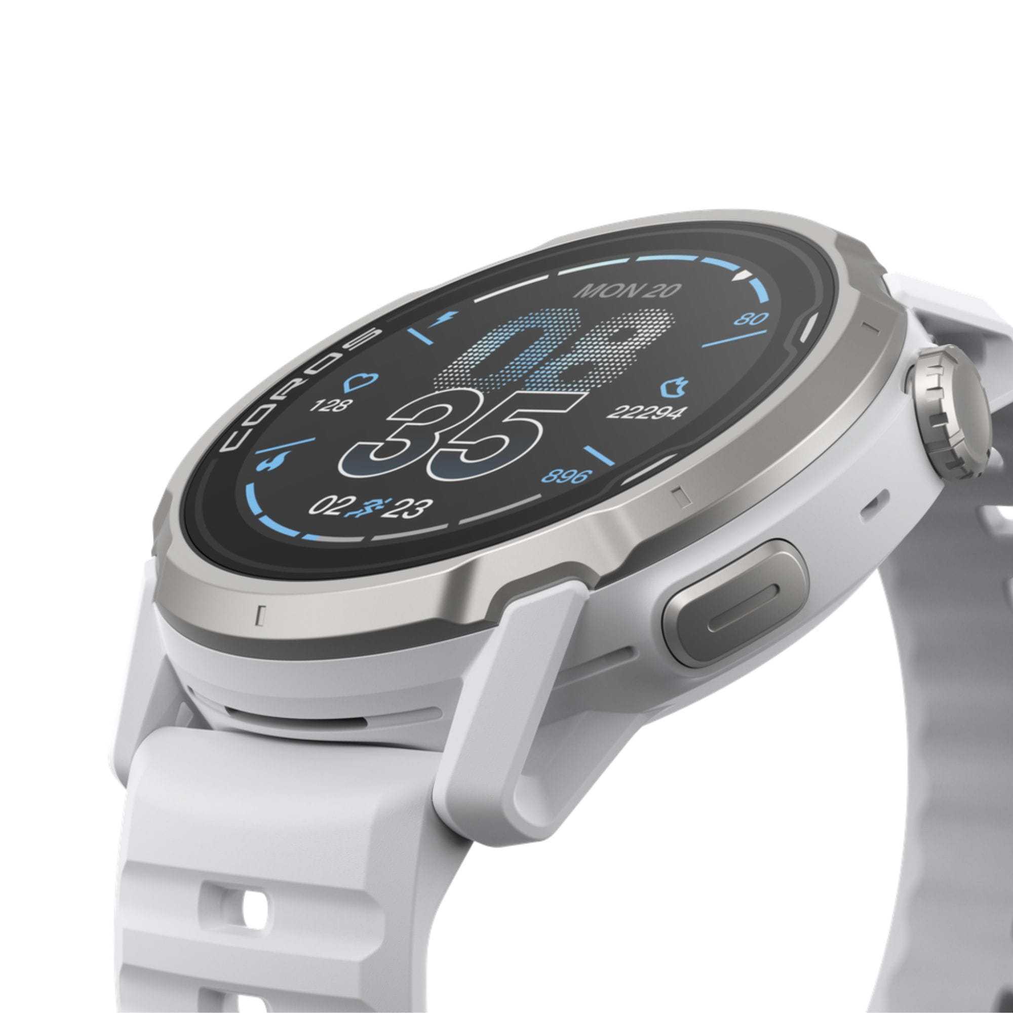 COROS APEX 4 46 mm GPS Multisport Watch - White