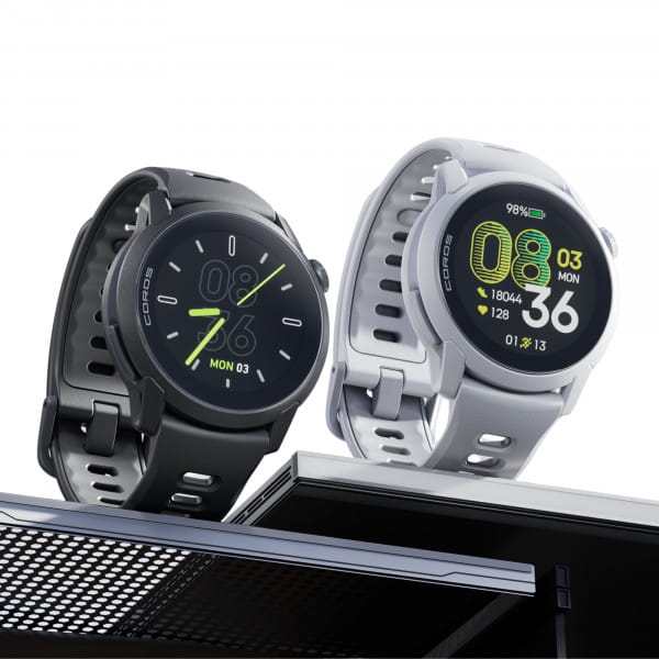 COROS PACE 4 GPS sports watch black with silicone strap - Black/Silicone