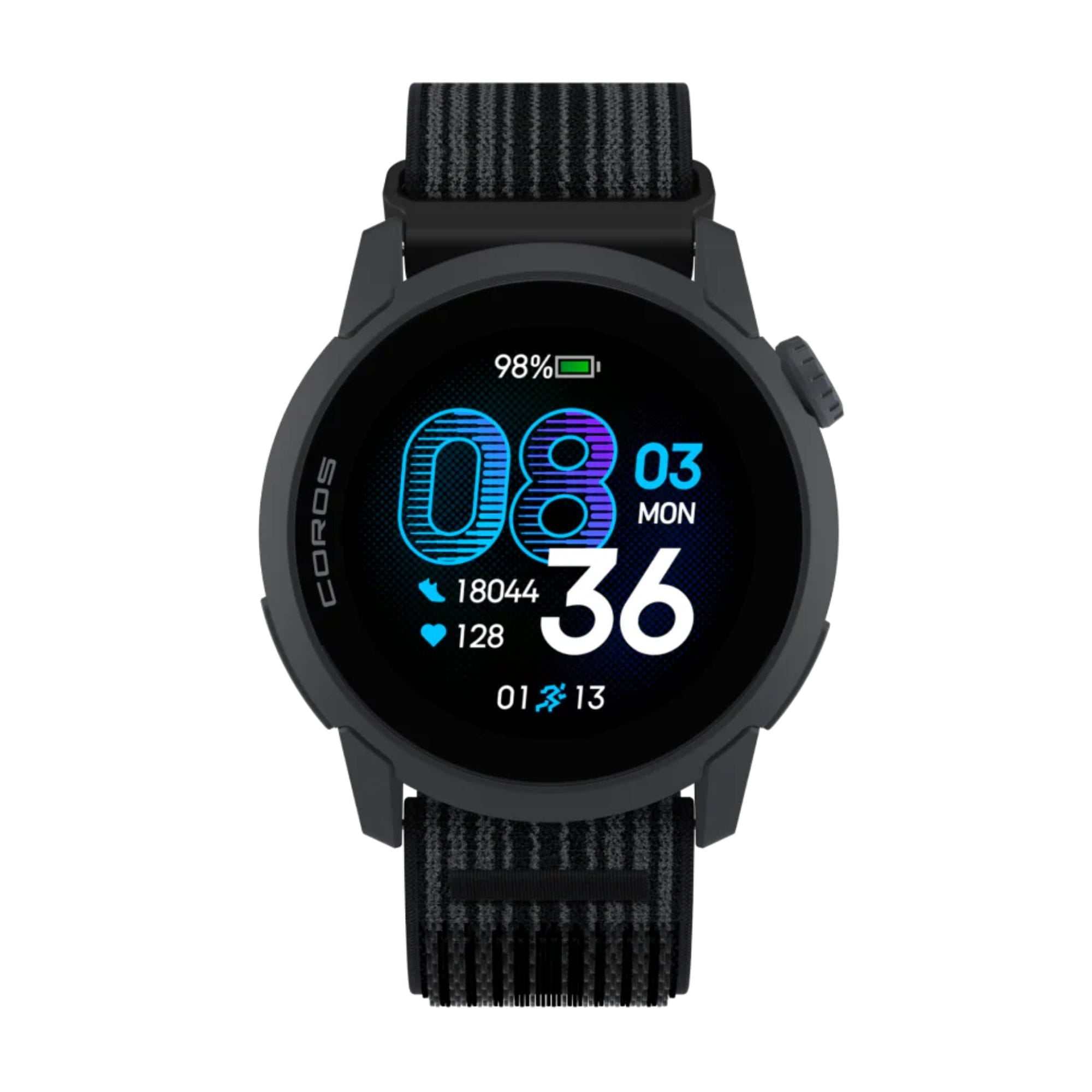 COROS PACE 4 GPS sports watch with nylon strap - Black/Nylon