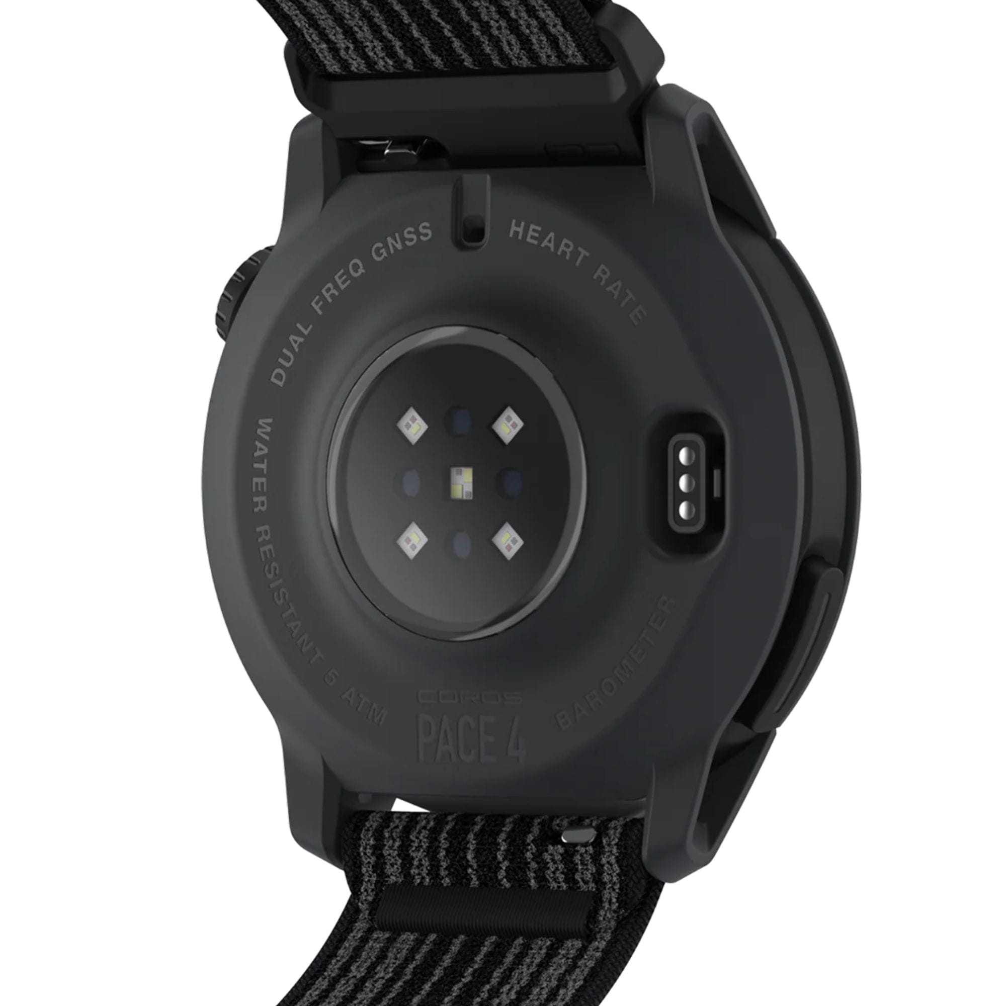 COROS PACE 4 GPS sports watch with nylon strap - Black/Nylon