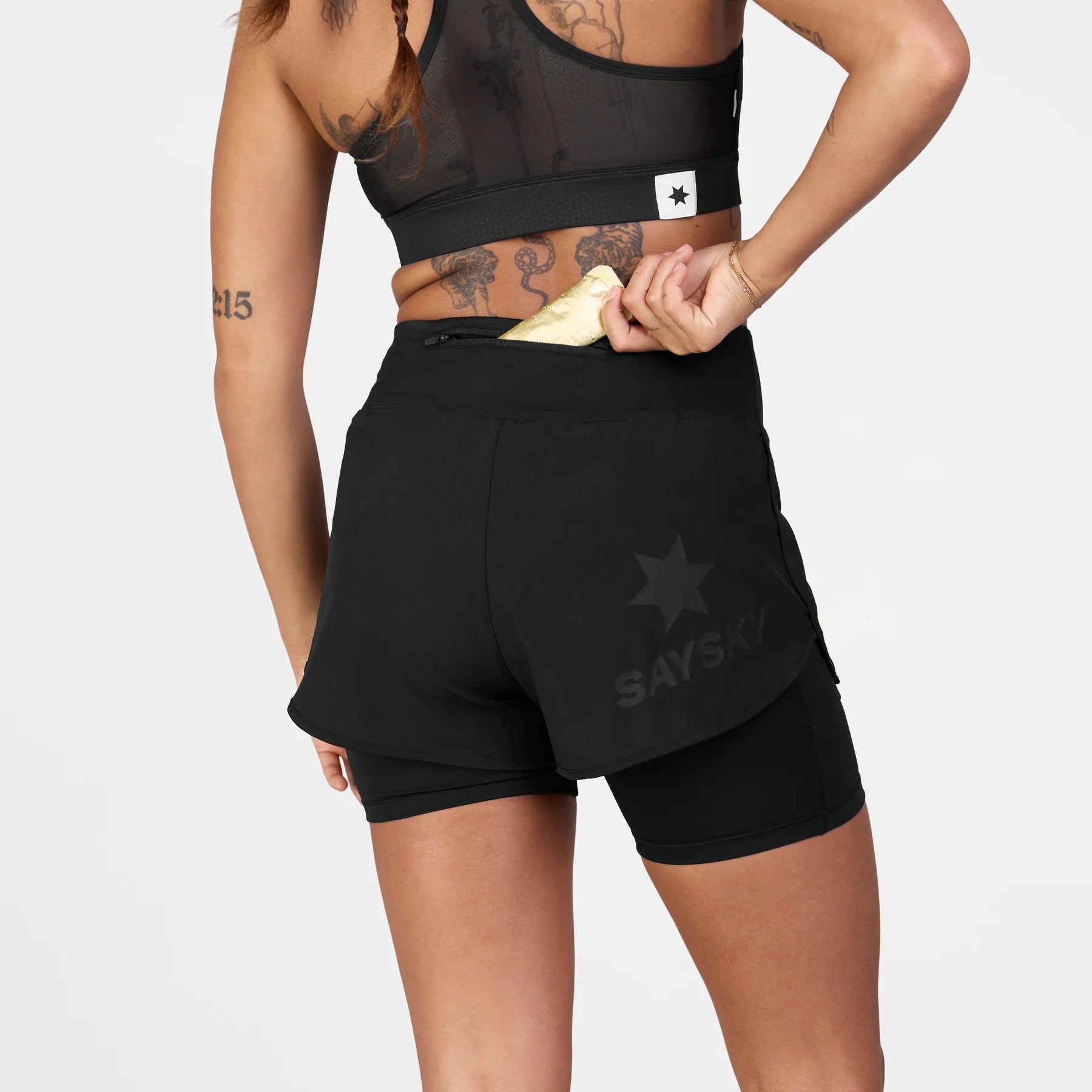 2 IN 1 PACE SHORTS 3''
