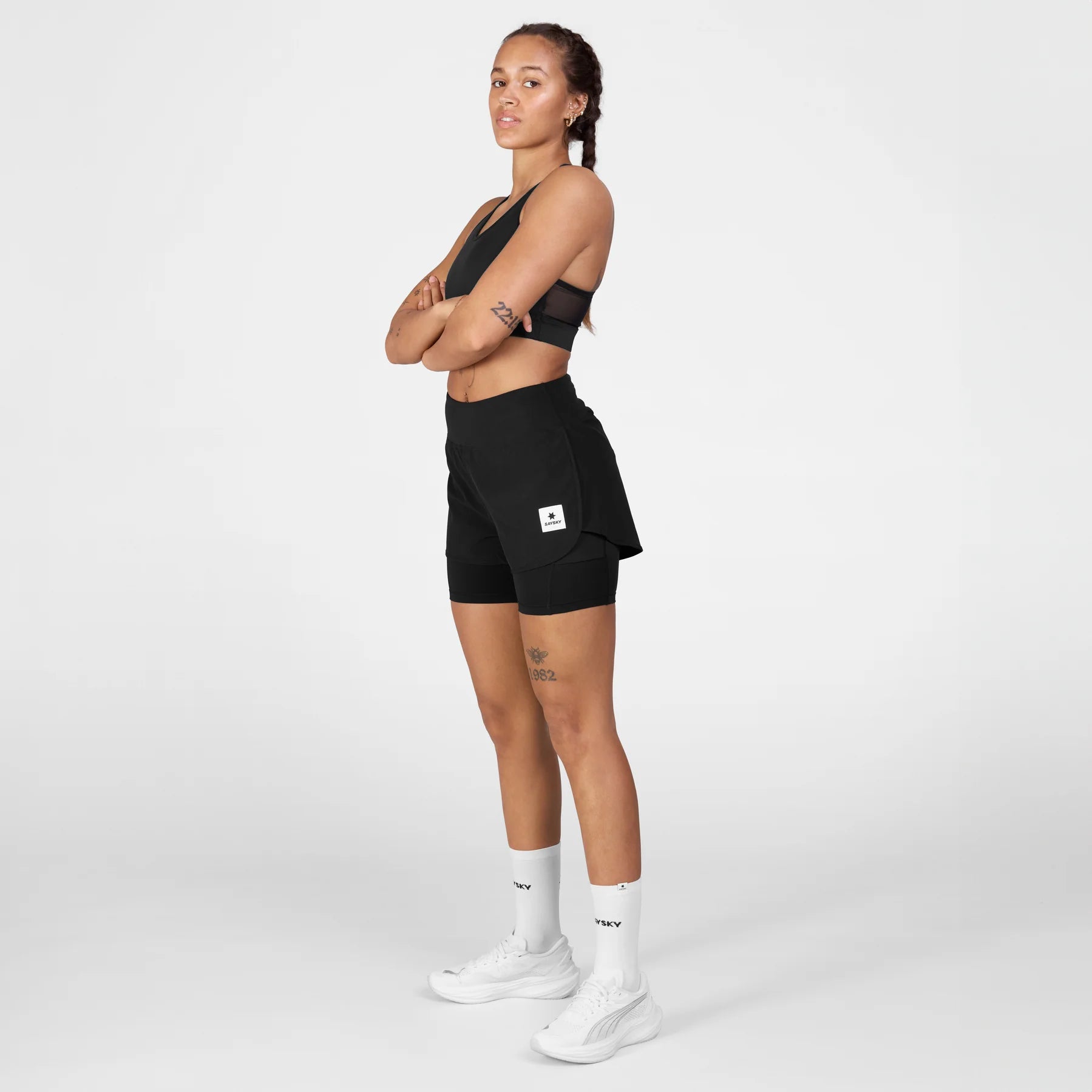 2 IN 1 PACE SHORTS 3''