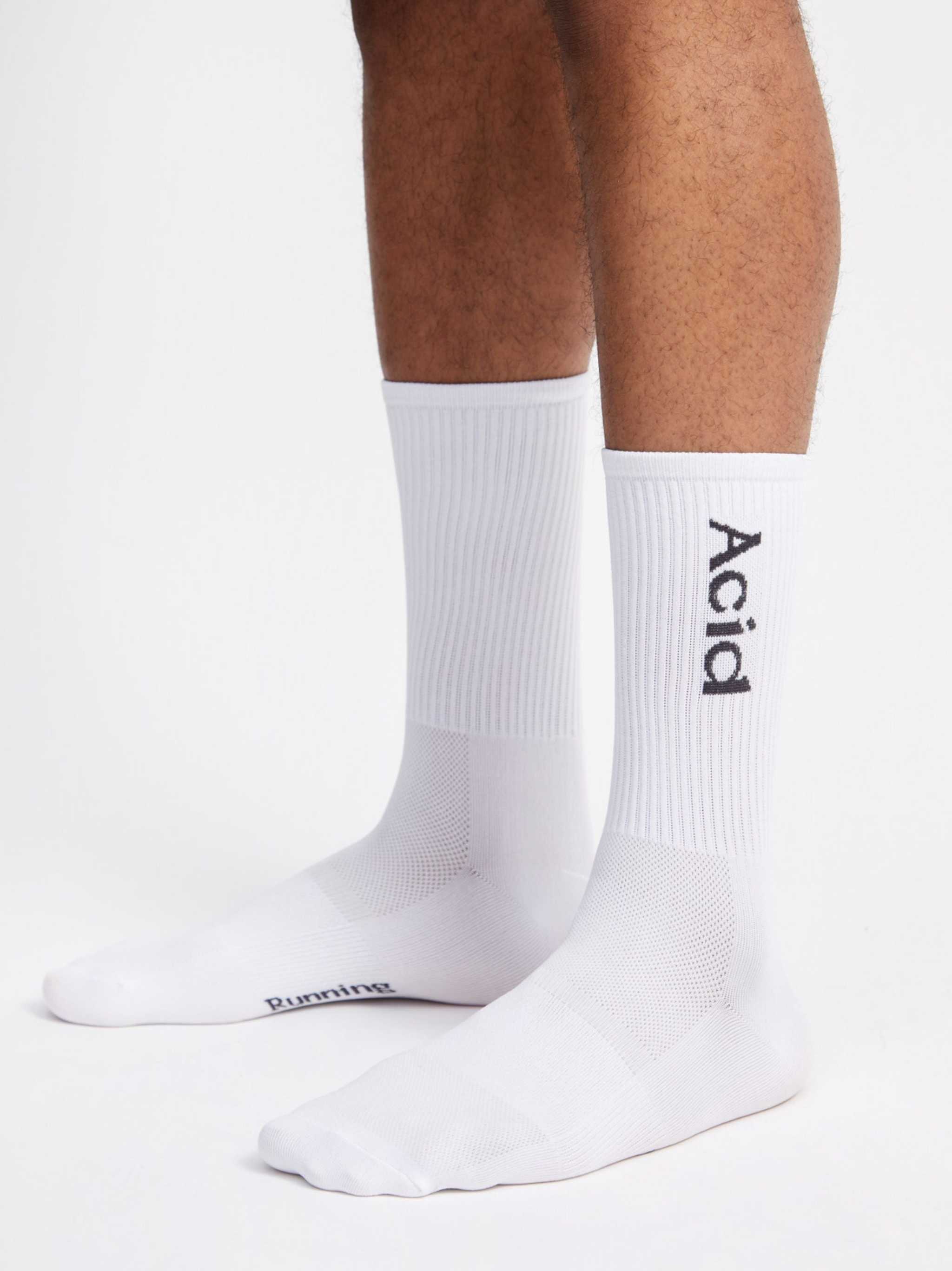 Logo Socks - White