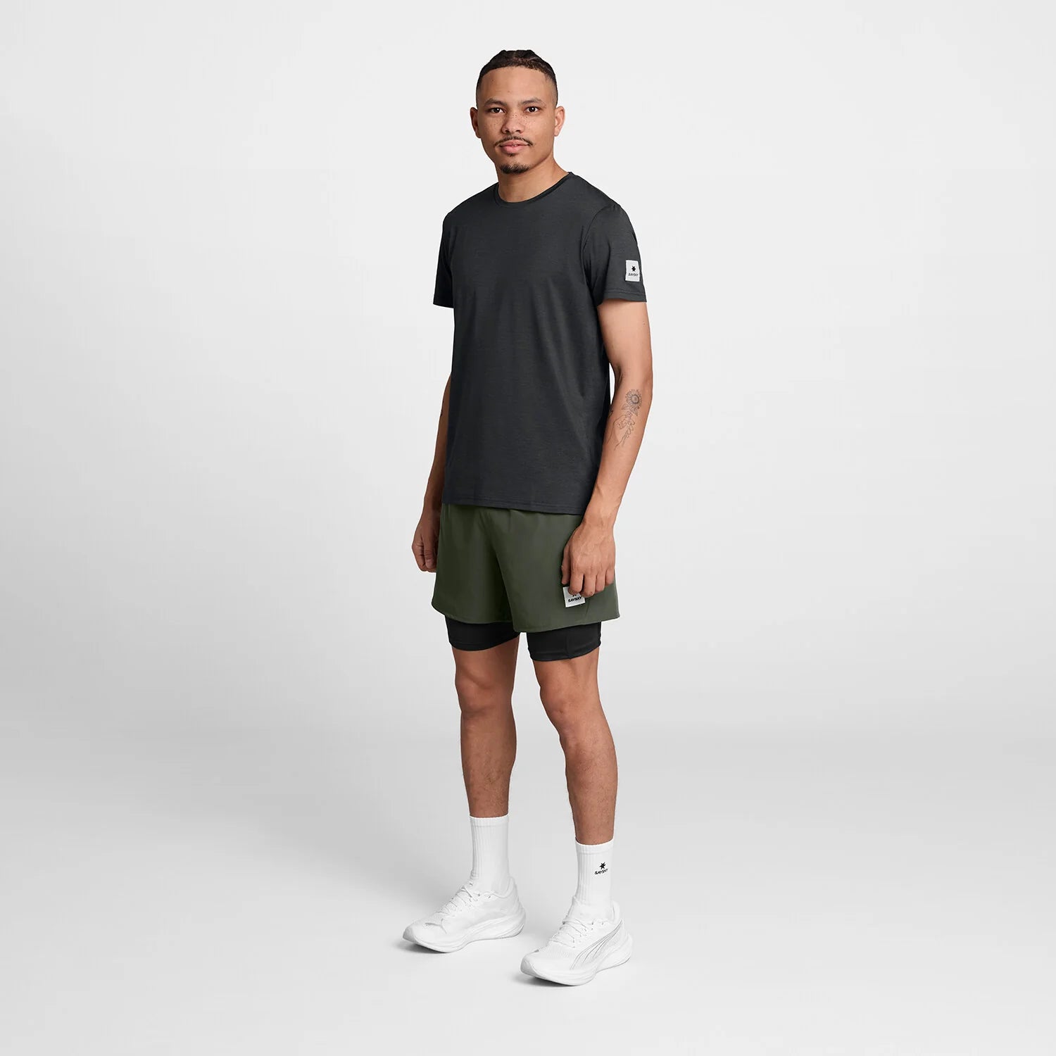 2 IN 1 PACE SHORTS 5''