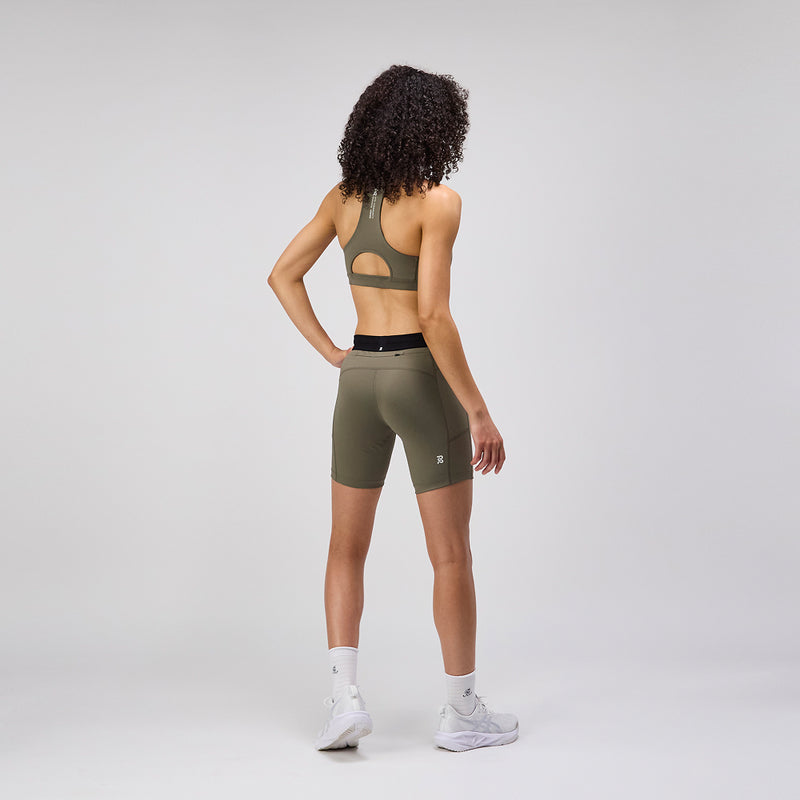 Stamina™ 7" Women's Compression Shorts - Fatigue