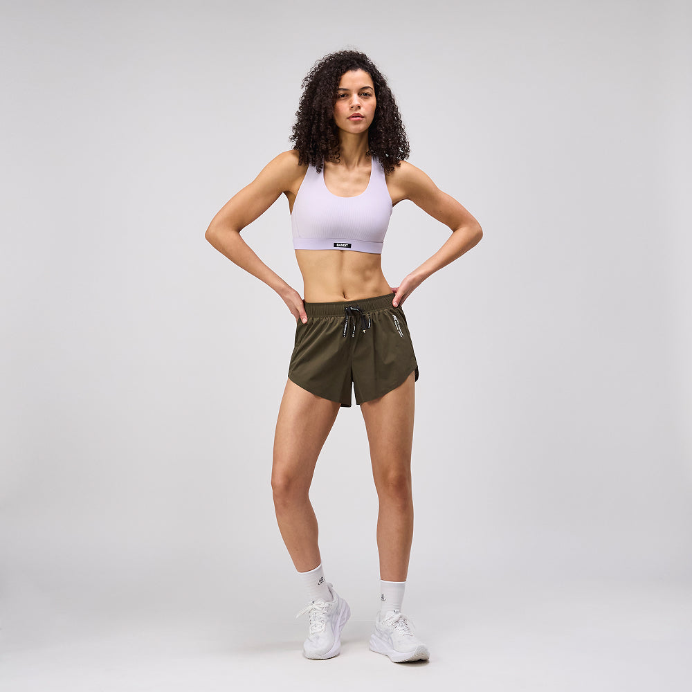 Vento™ 4" Women's Training Short - Dark Fatigue