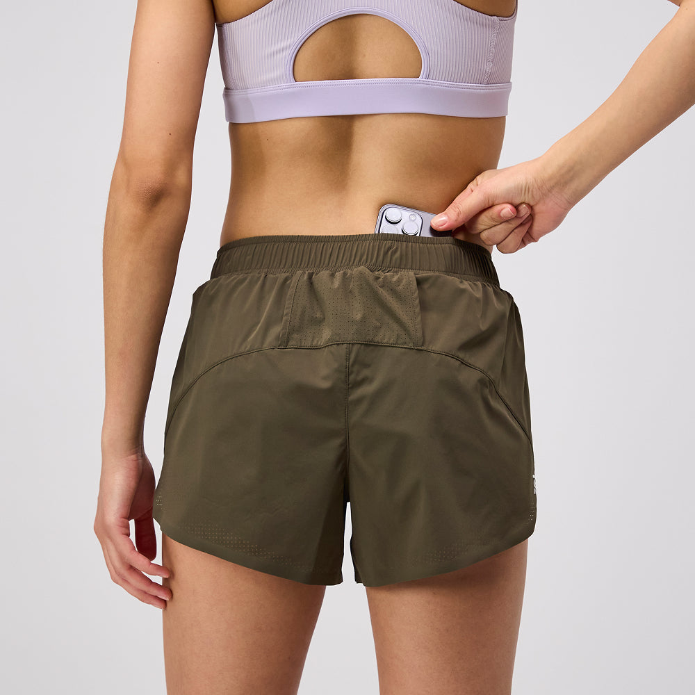 Vento™ 4" Women's Training Short - Dark Fatigue
