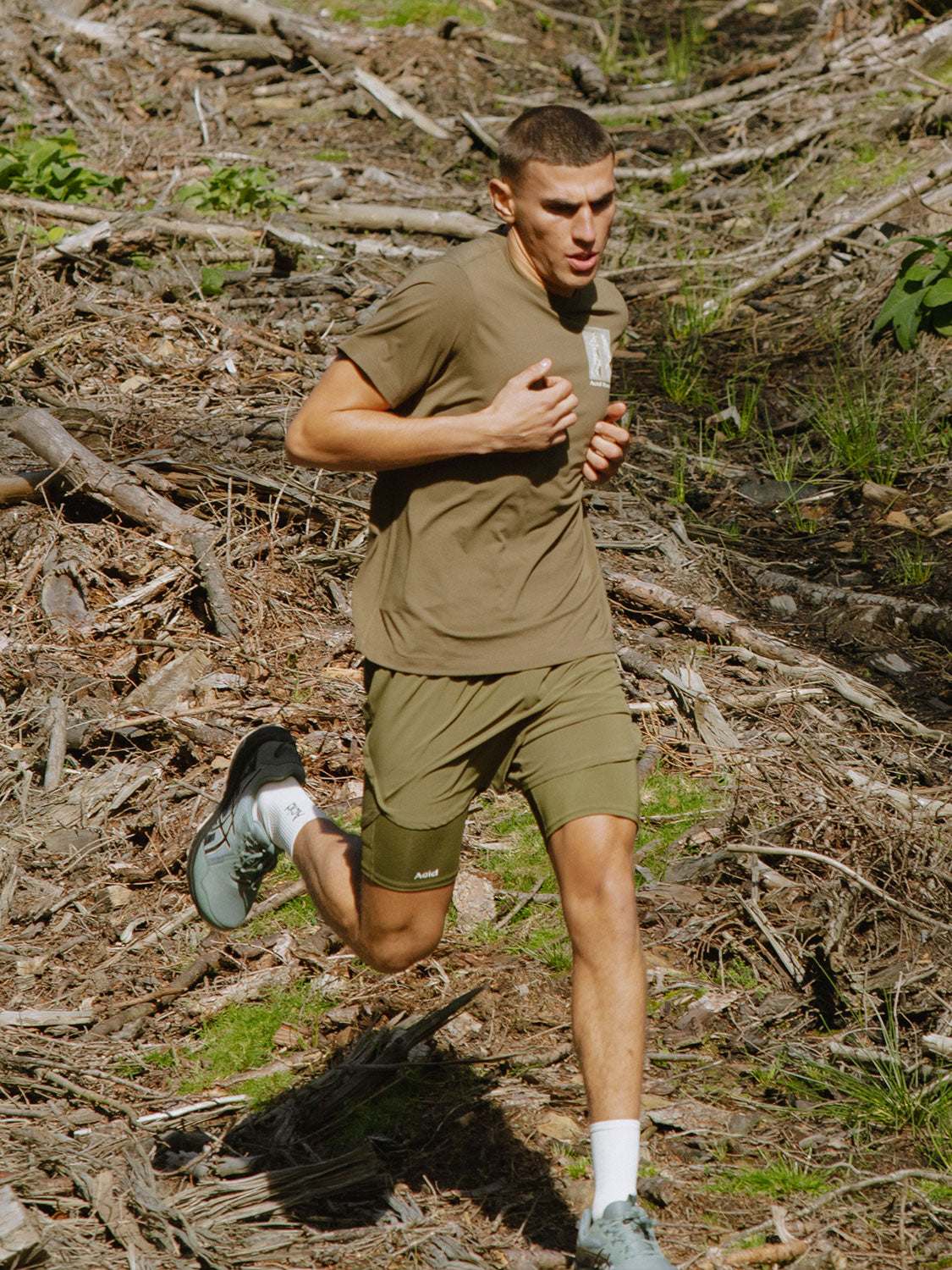 2-in-1 Shorts - Dark Olive