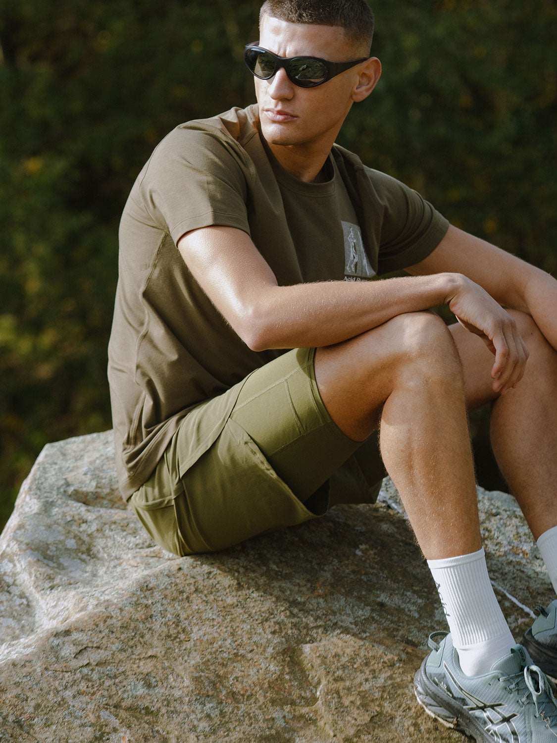 2-in-1 Shorts - Dark Olive