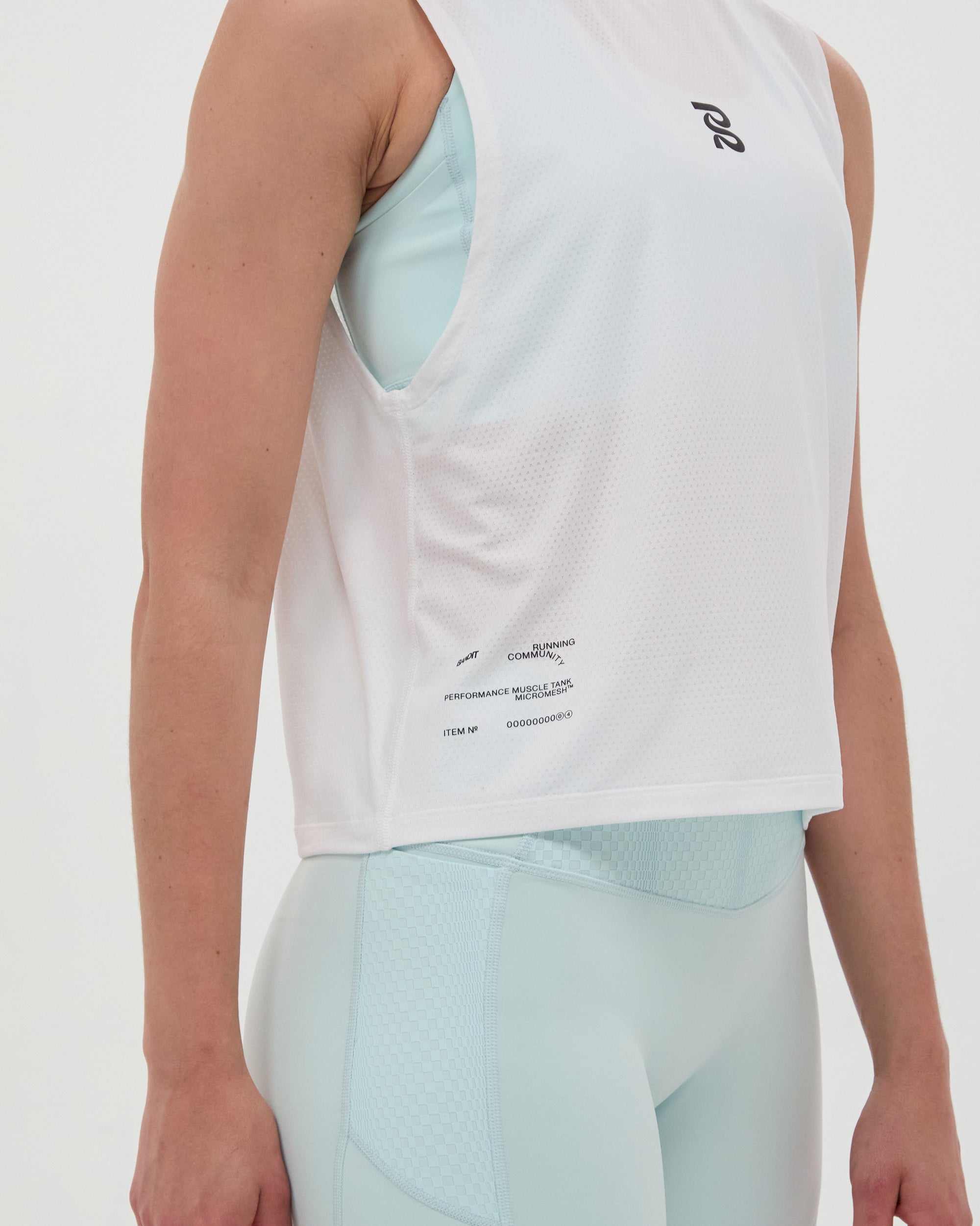 Women's Micromesh™ Run Tank - White