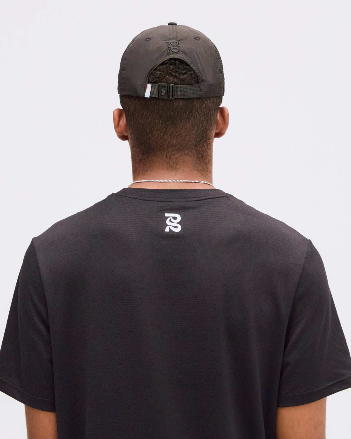 Embroidered Bandit Nylon Dad Hat - Black