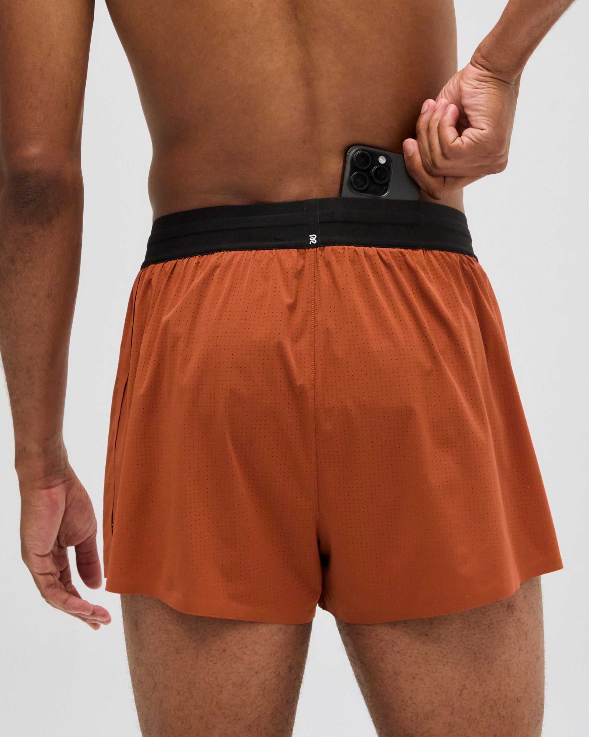 Men's Vento™ 3" Split Short - Rust