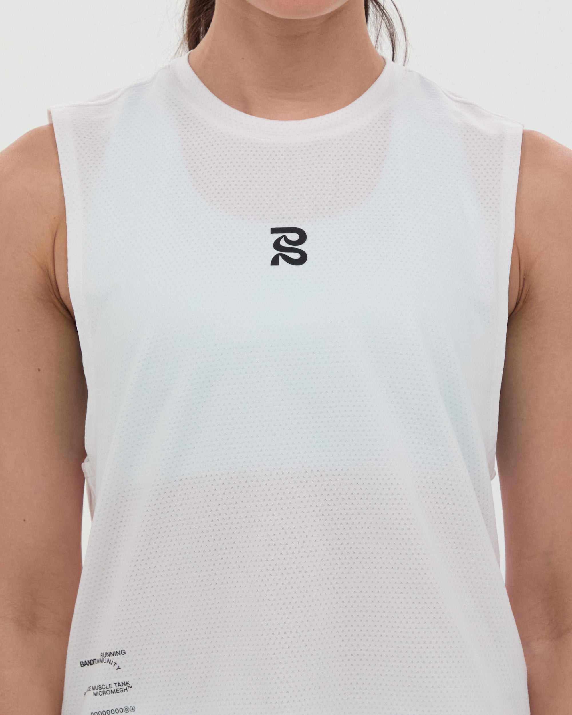 Women's Micromesh™ Run Tank - White