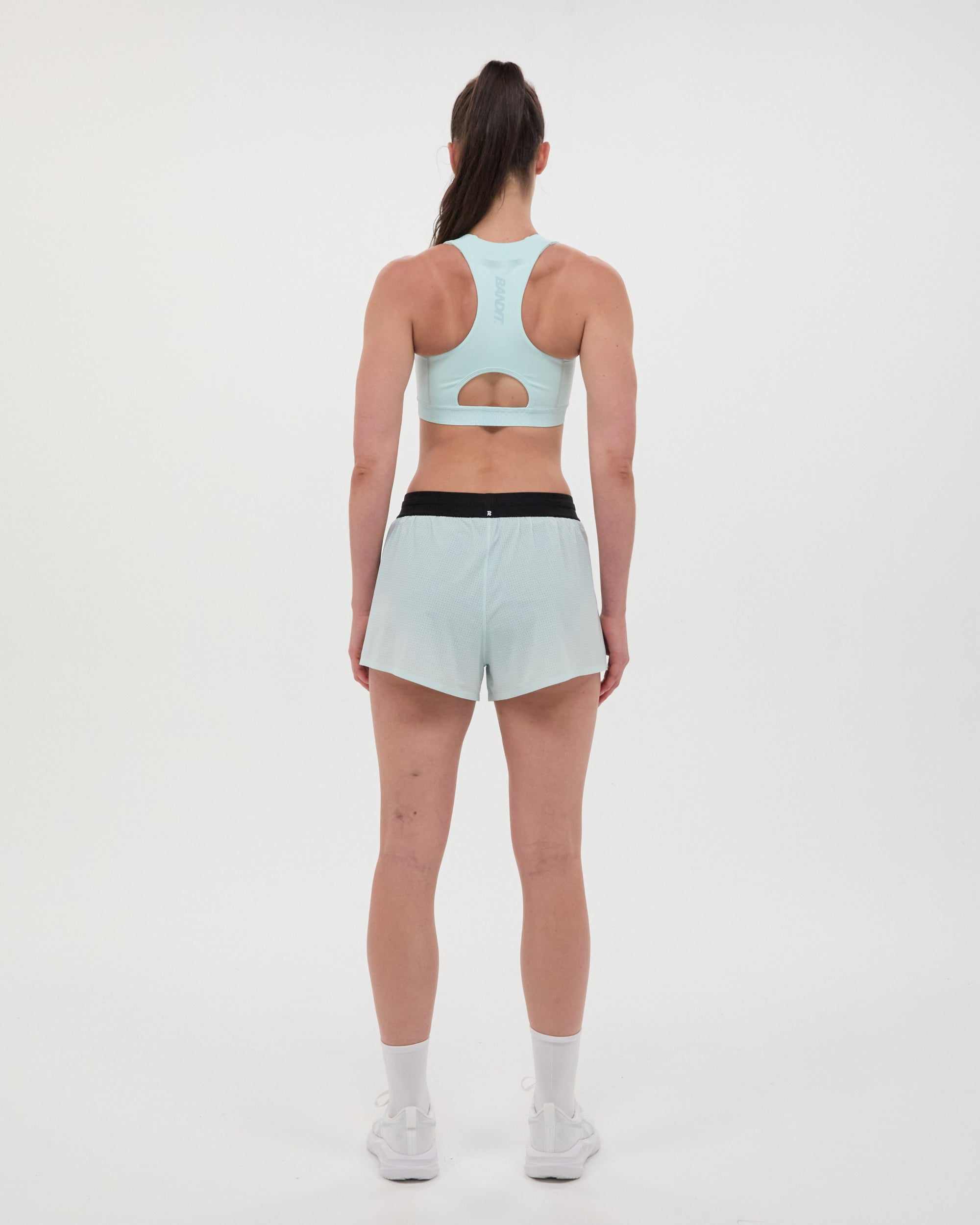 Stamina™ Scoop Neck Run Bra - Minty Blue