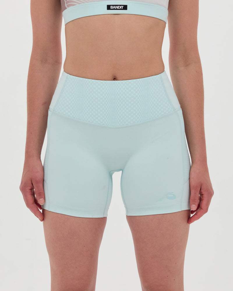 Stamina™ High Waist 5" Compression - Minty Blue