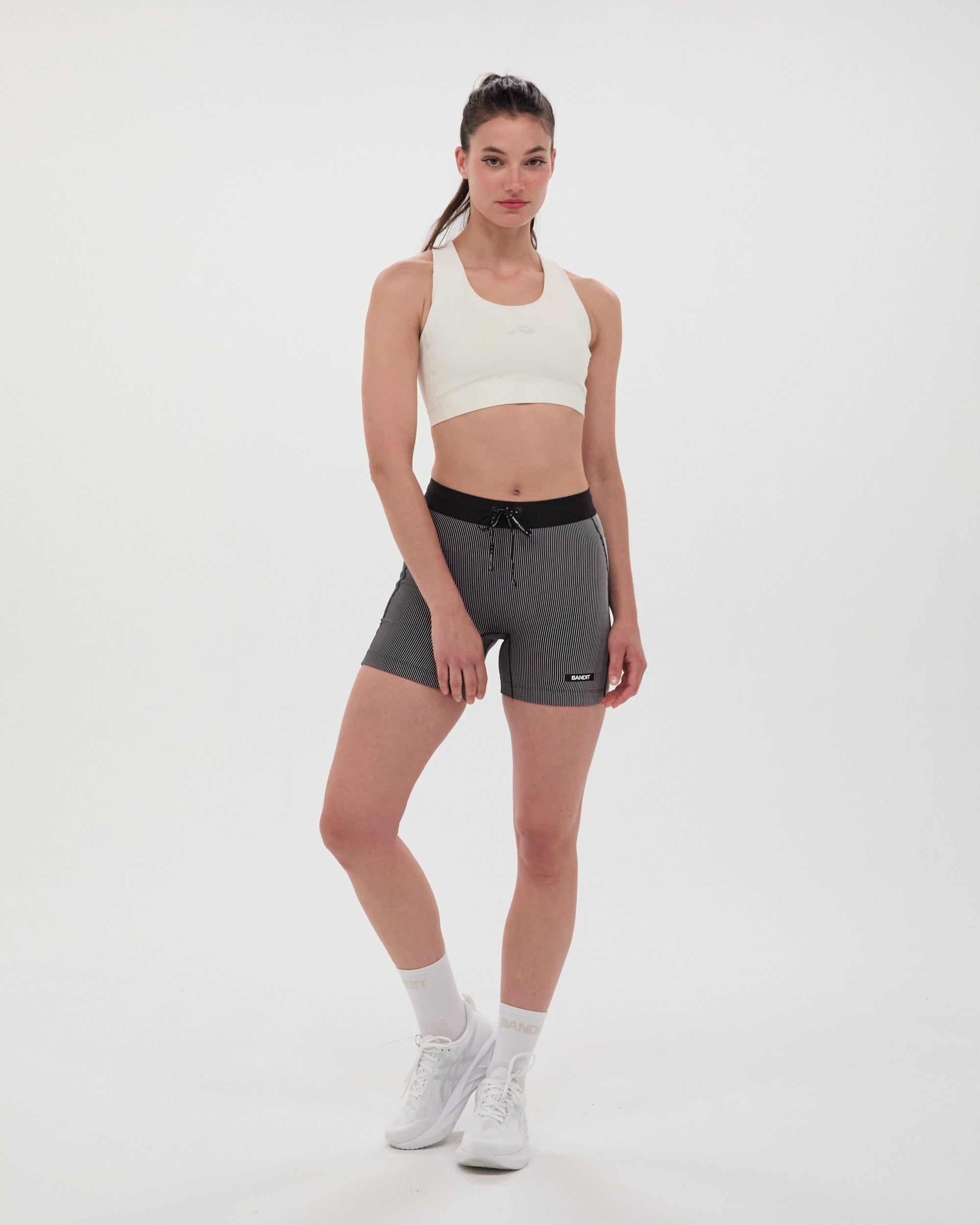Stamina™ Scoop Neck Run Bra - Chalk