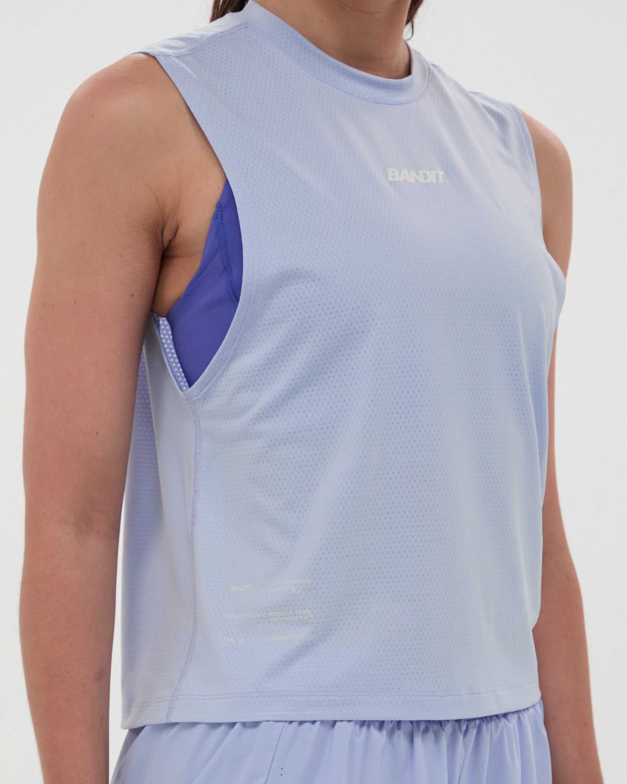 Women's Micromesh™ Run Tank - Breeze Blue
