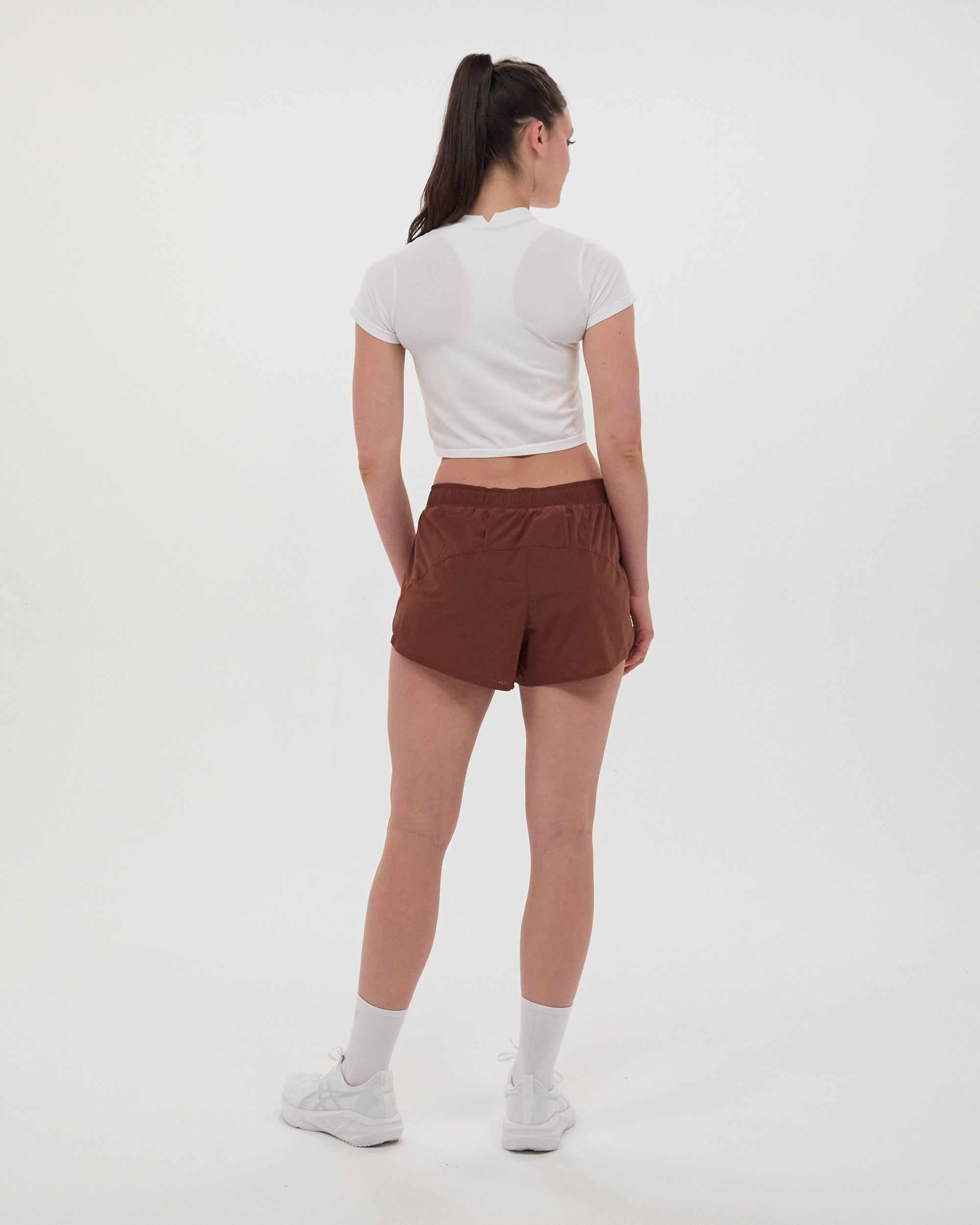 Women's Mercury Seamless™ Crop Tee - White