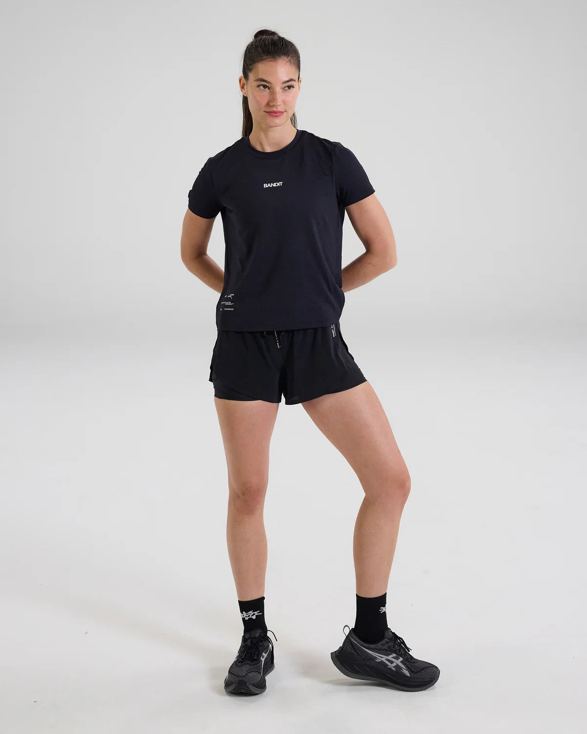 Women's Micromesh™ Run Tee - Black
