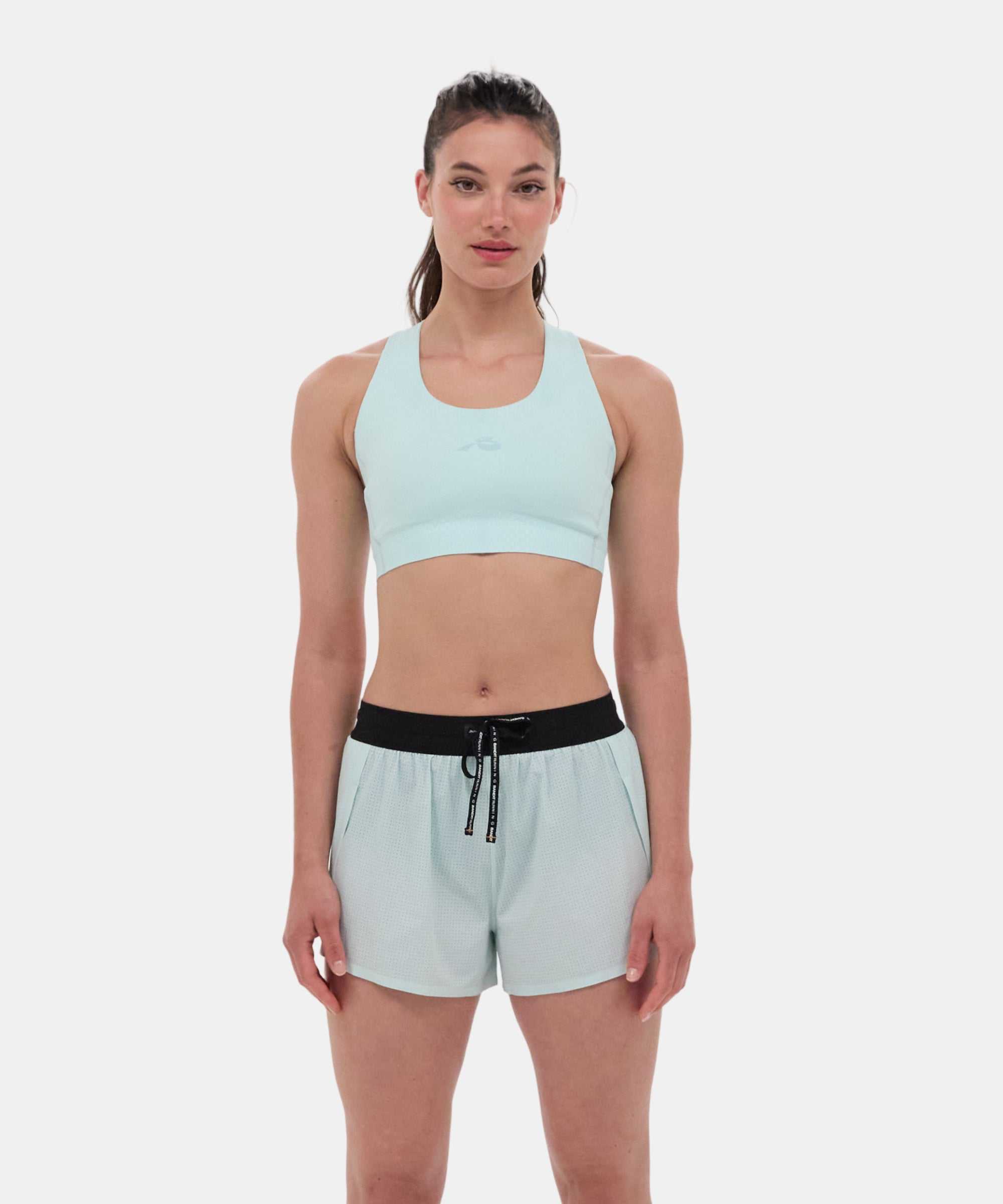 Stamina™ Scoop Neck Run Bra - Minty Blue