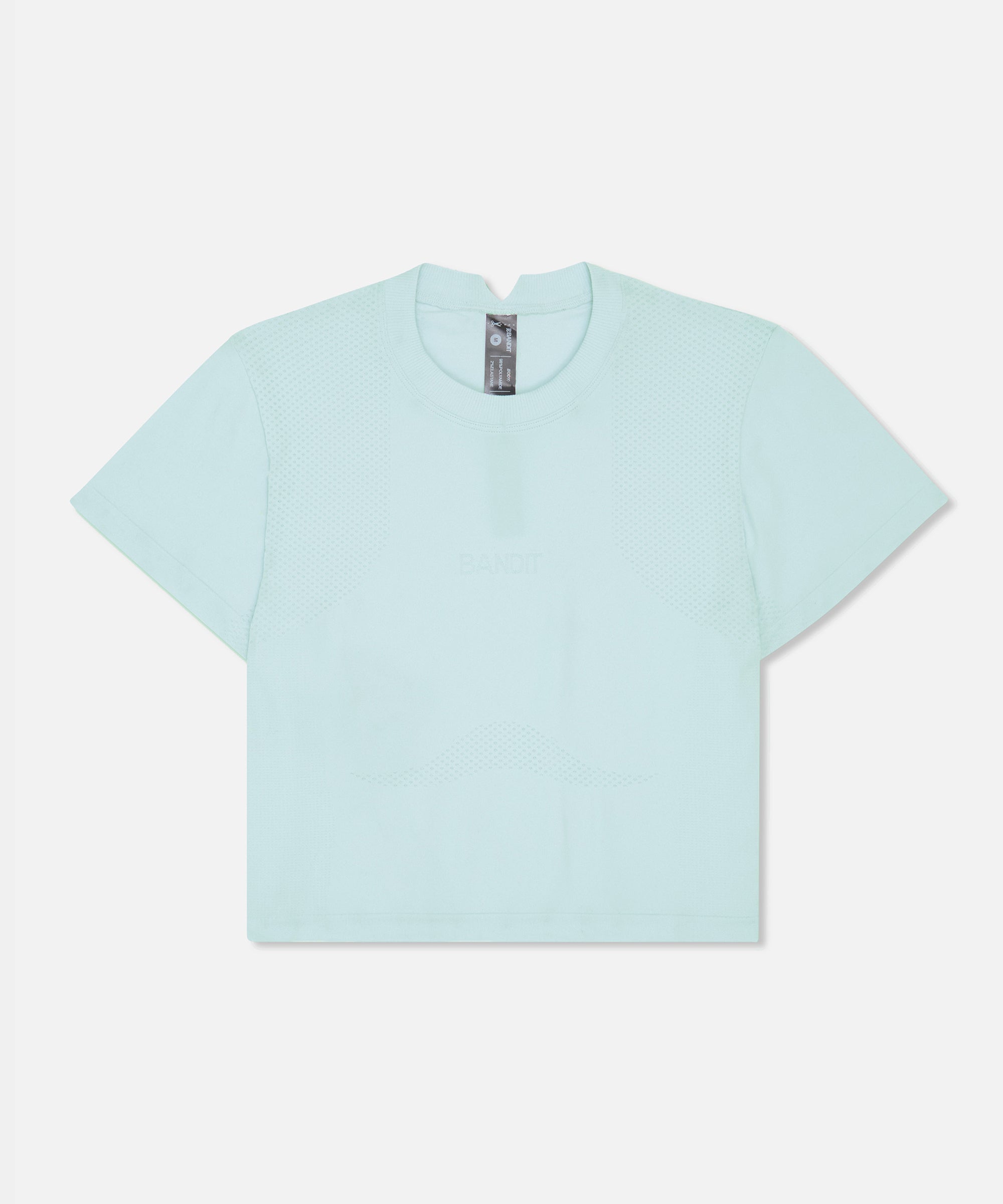 Women's Mercury Seamless™ Crop Tee - Minty Blue