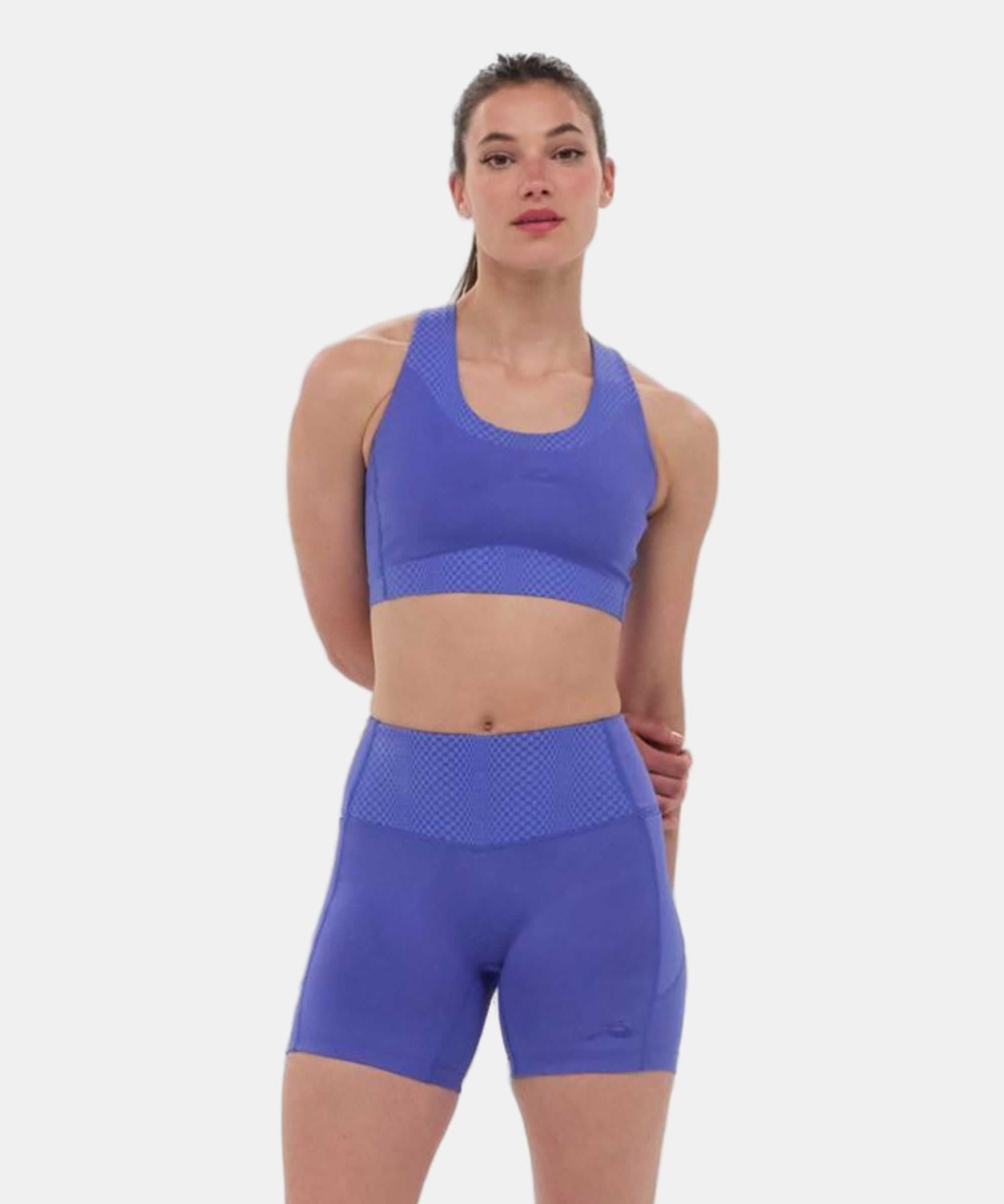 Stamina™ Scoop Neck Run Bra - Deep Peri Blue