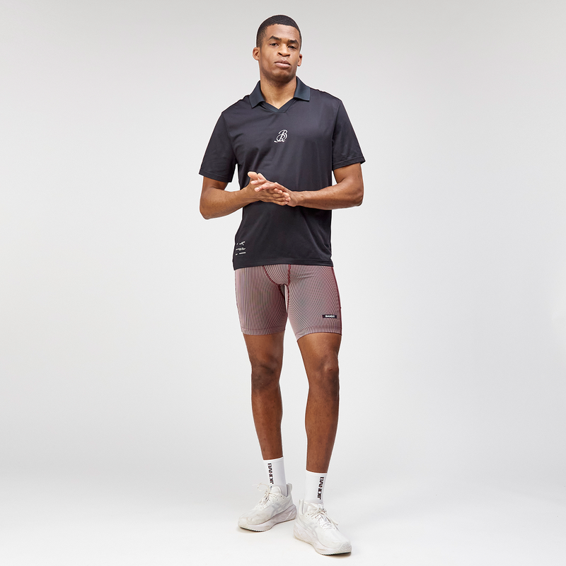 NanoMesh™ Collared Performance Tee - Black