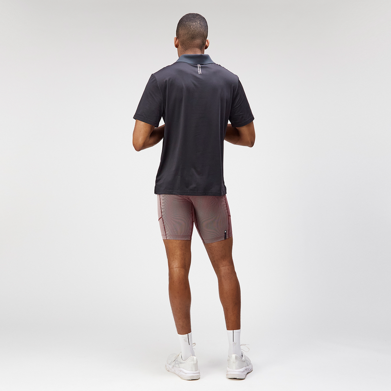 NanoMesh™ Collared Performance Tee - Black