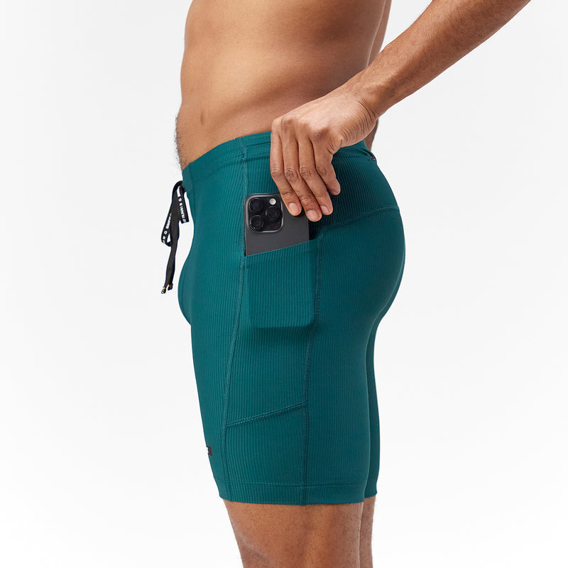 Cadence™ Next Gen 7 Pocket Half Tights - Pine