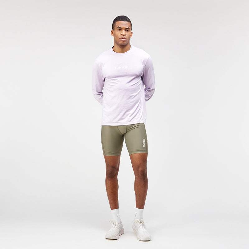 Superbeam™ Next Gen 7 Pocket Half Tights in Fatigue color, featuring enhanced gusset shape, seven pockets, and reflective branding.