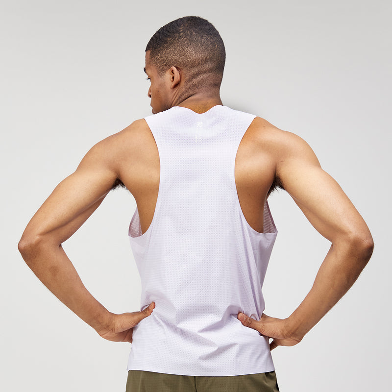 Vento™ Performance Singlet - Light Thistle, racerback, breathable fabric.