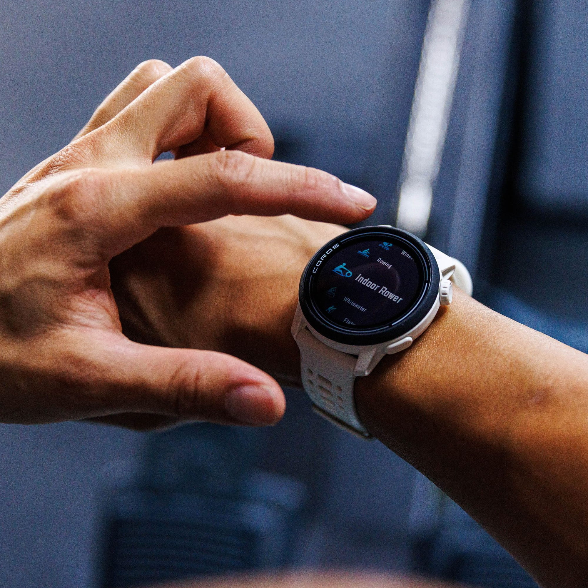 COROS PACE 3 ホワイト GPSスマートウォッチ　カロス　ペース3 COROS PACE 3 - WHITE Silicon: Precise GPS Sports Watch – Flat