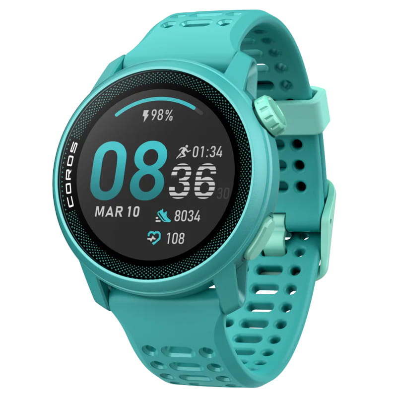 COROS PACE 3 Emerald GPS sports watch with silicone strap and advanced navigation.