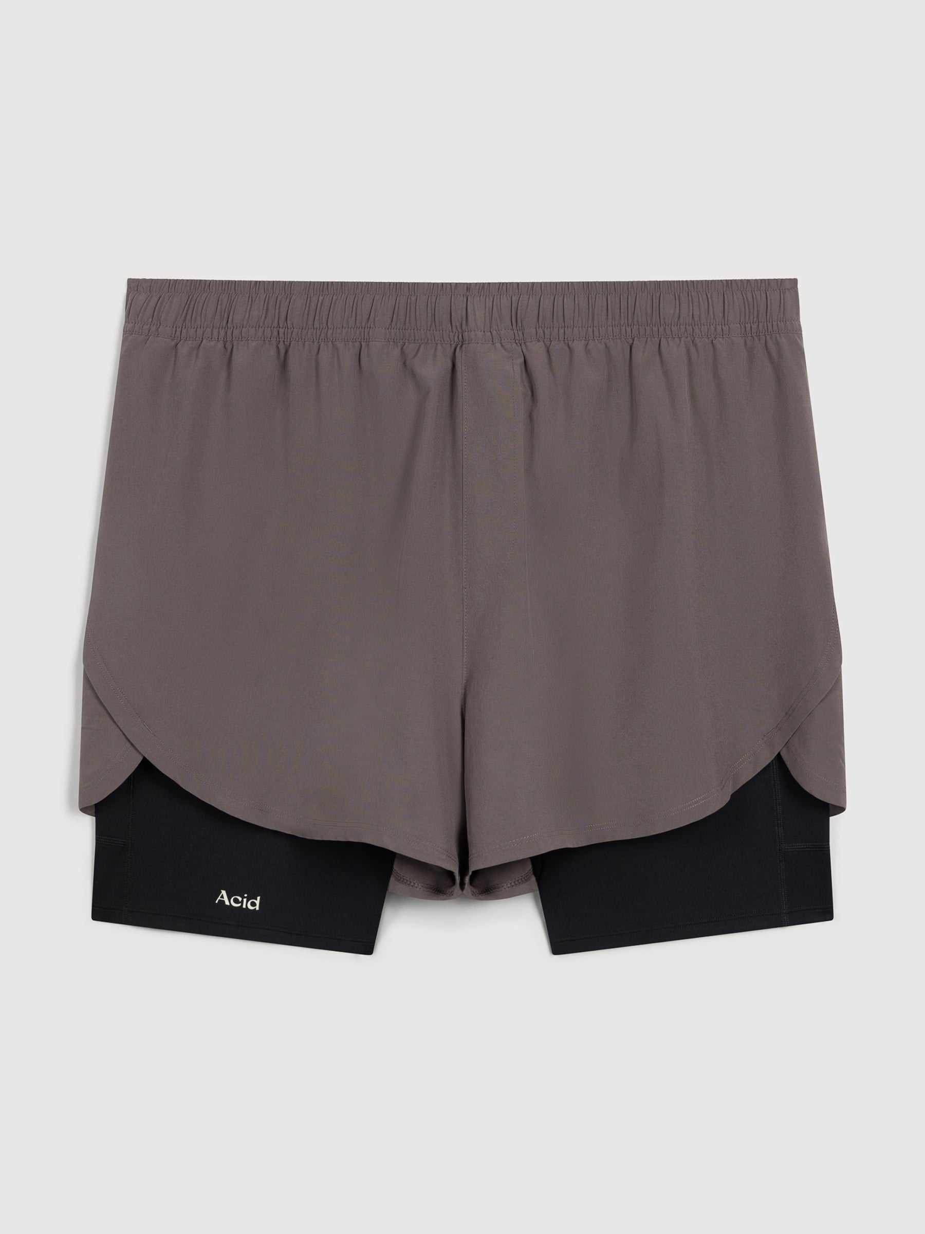 Men's 2-in-1 Shorts - Shadow Taupe