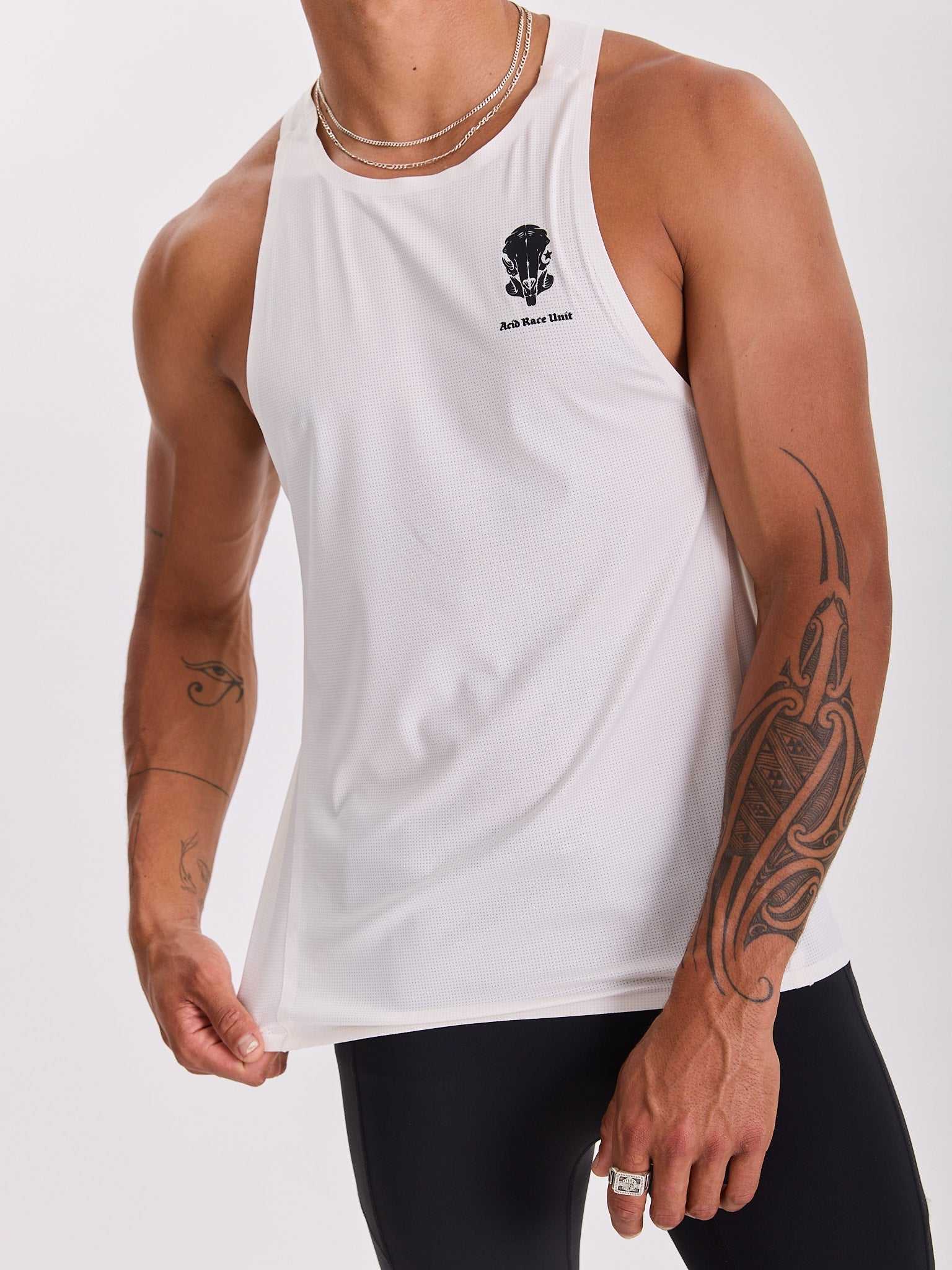 Men's Race Unit Tank - Bone