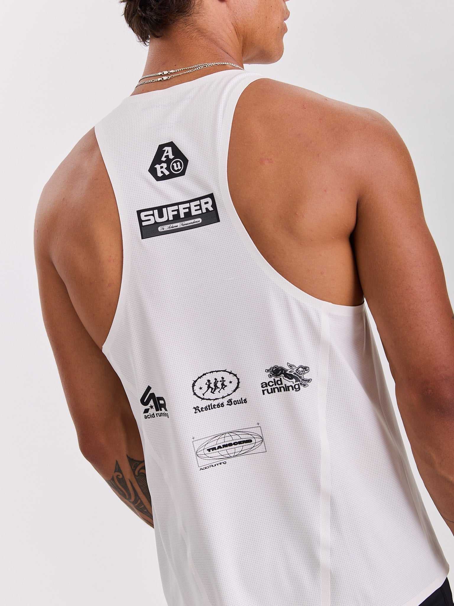 Men's Race Unit Tank - Bone