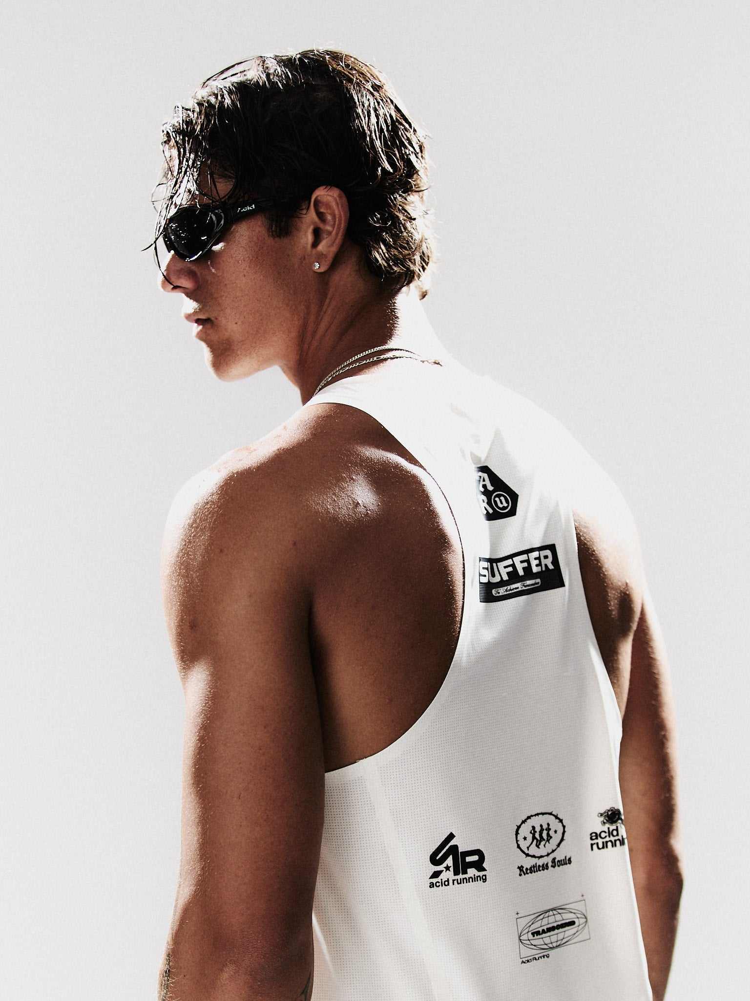 Men's Race Unit Tank - Bone