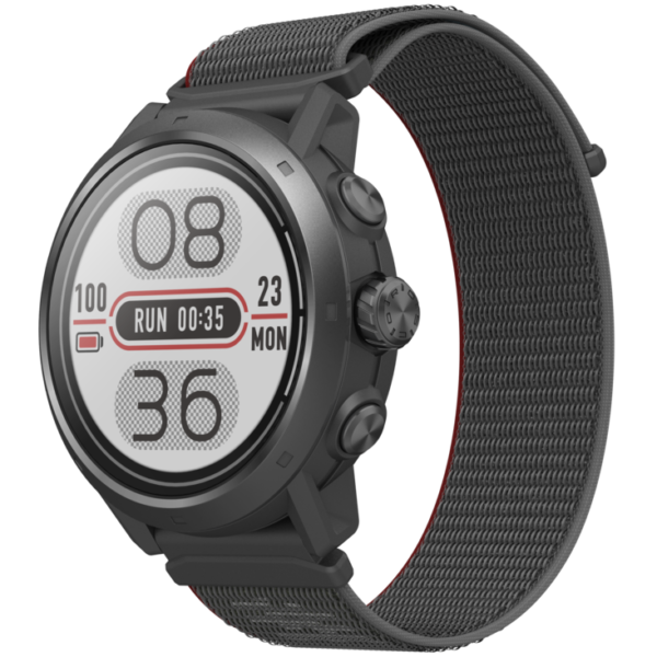 COROS APEX 2 - BLACK GPS outdoor watch with heart rate sensor and sapphire screen.