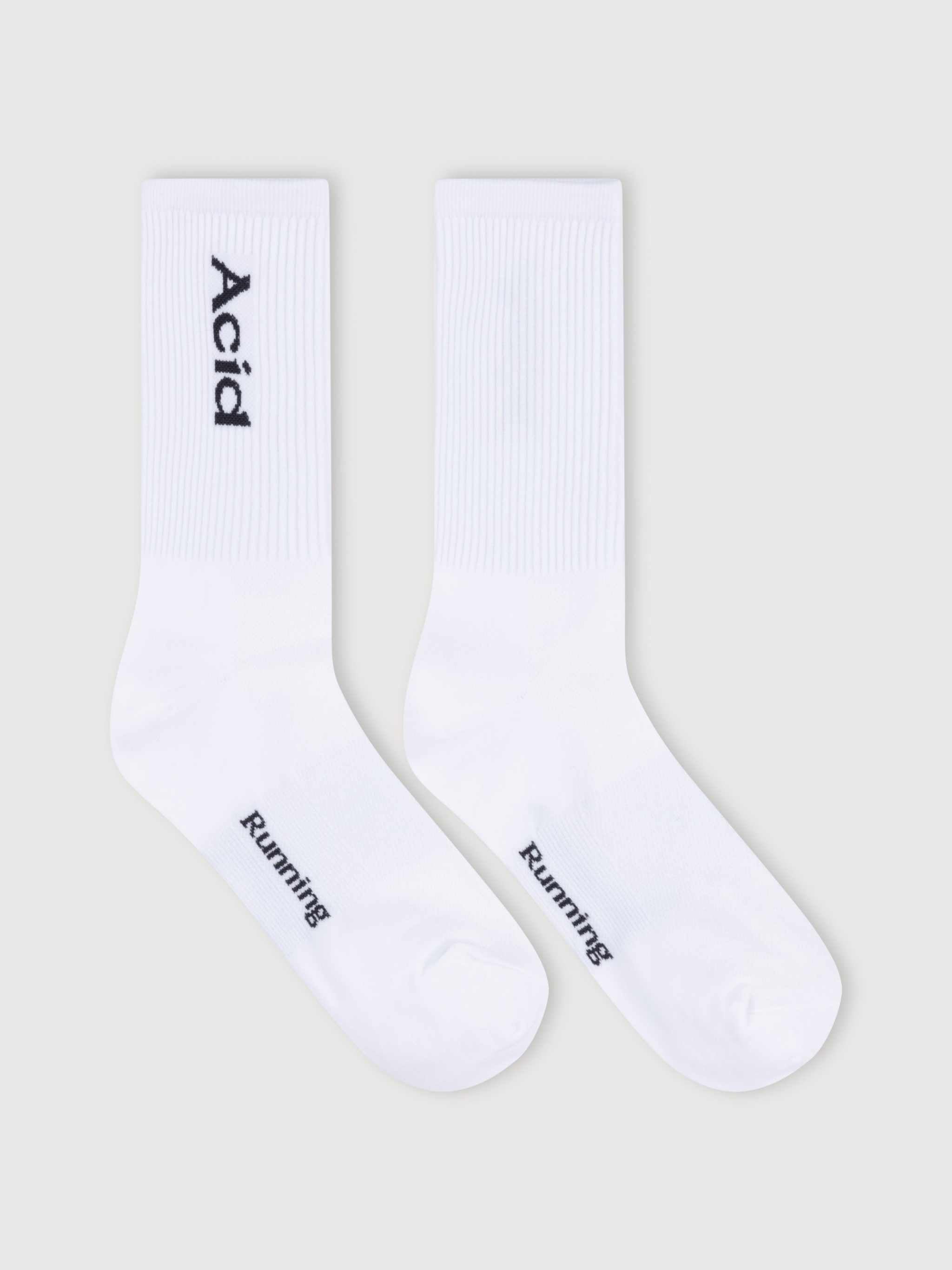 Logo Socks - White